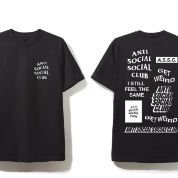 Anti Social Social Club Assc Bukake black tee (DS) | Grailed