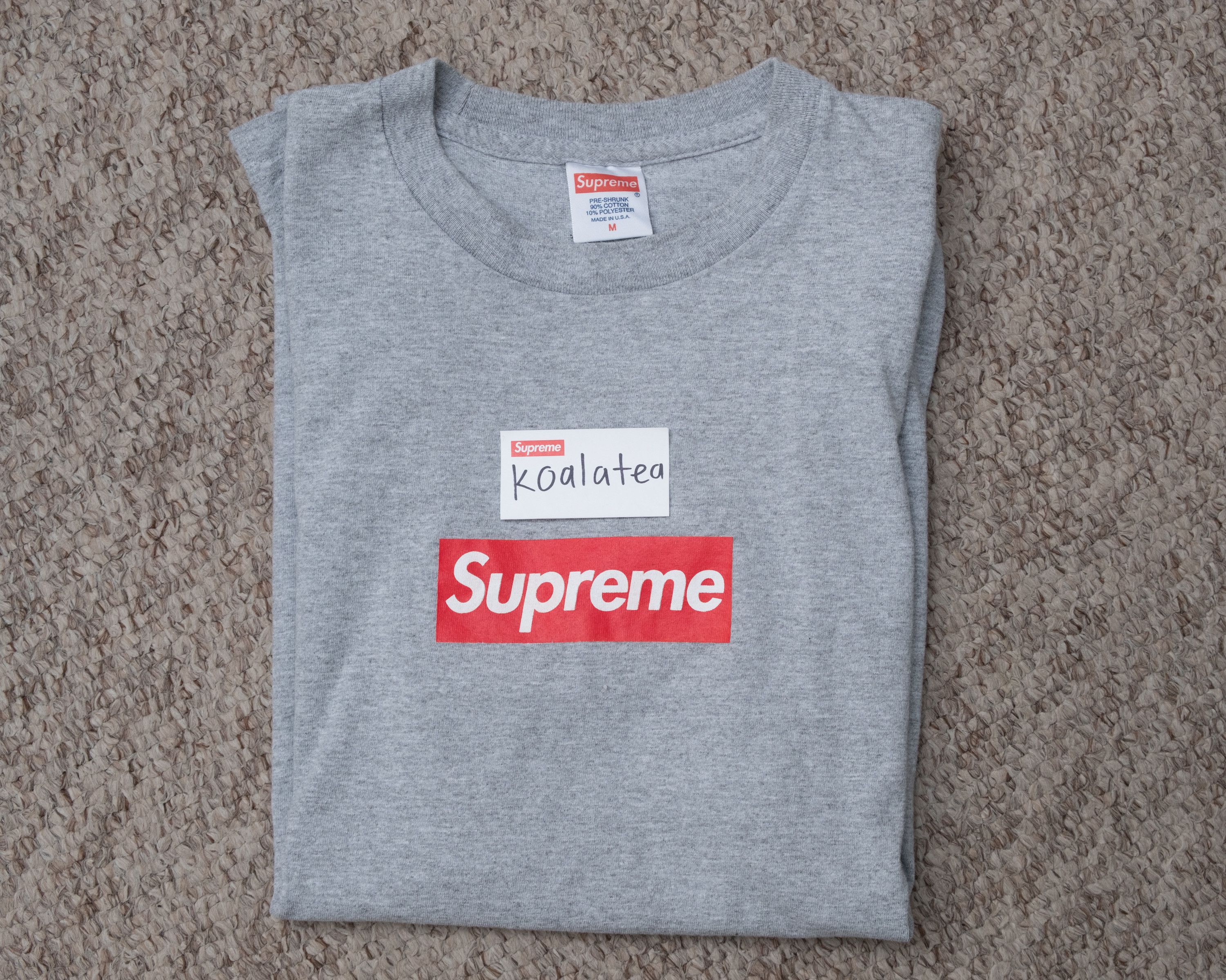 Gray 20th Anniversary Box Logo