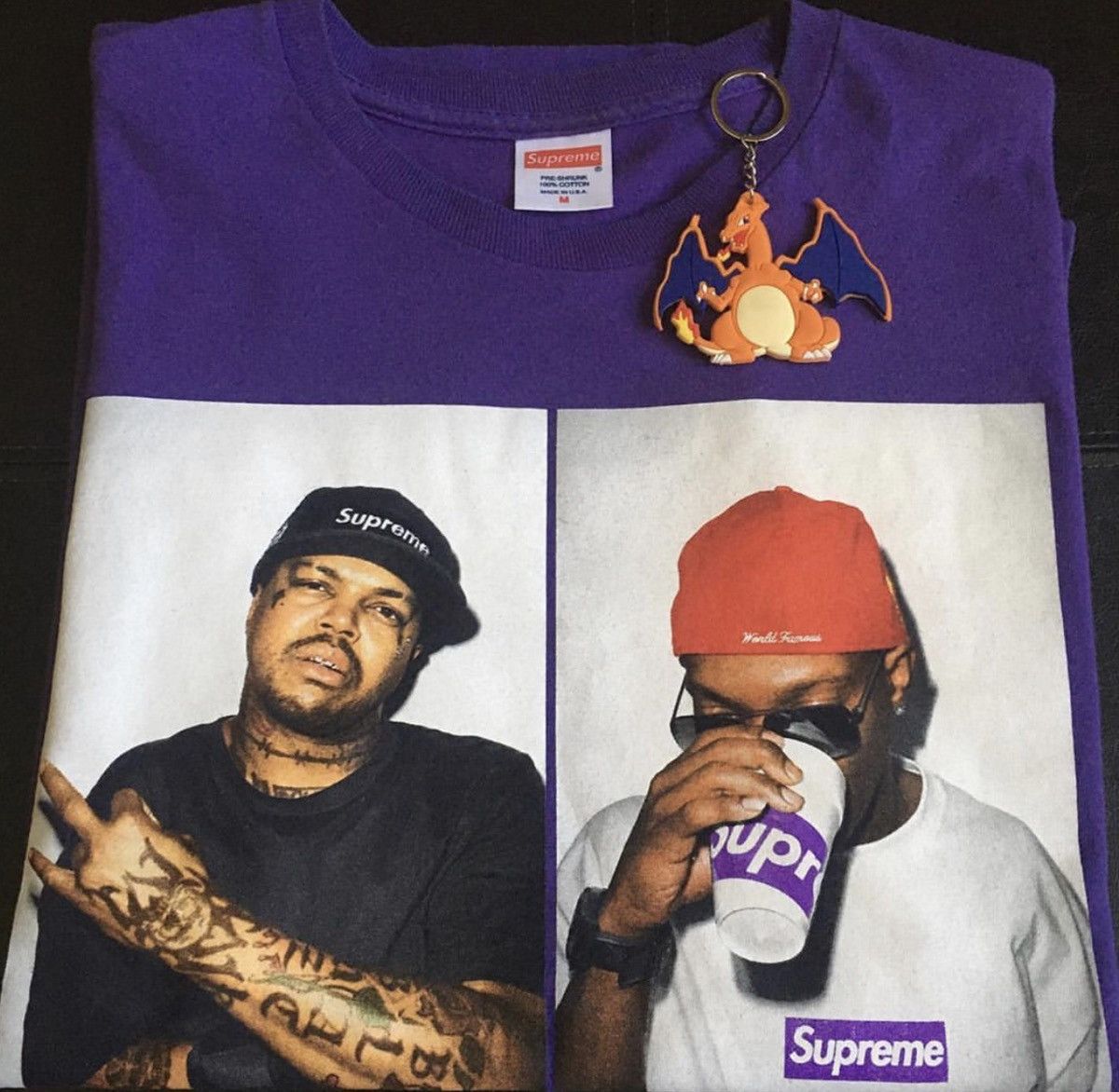 Supreme Three Six Mafia Tee Tops