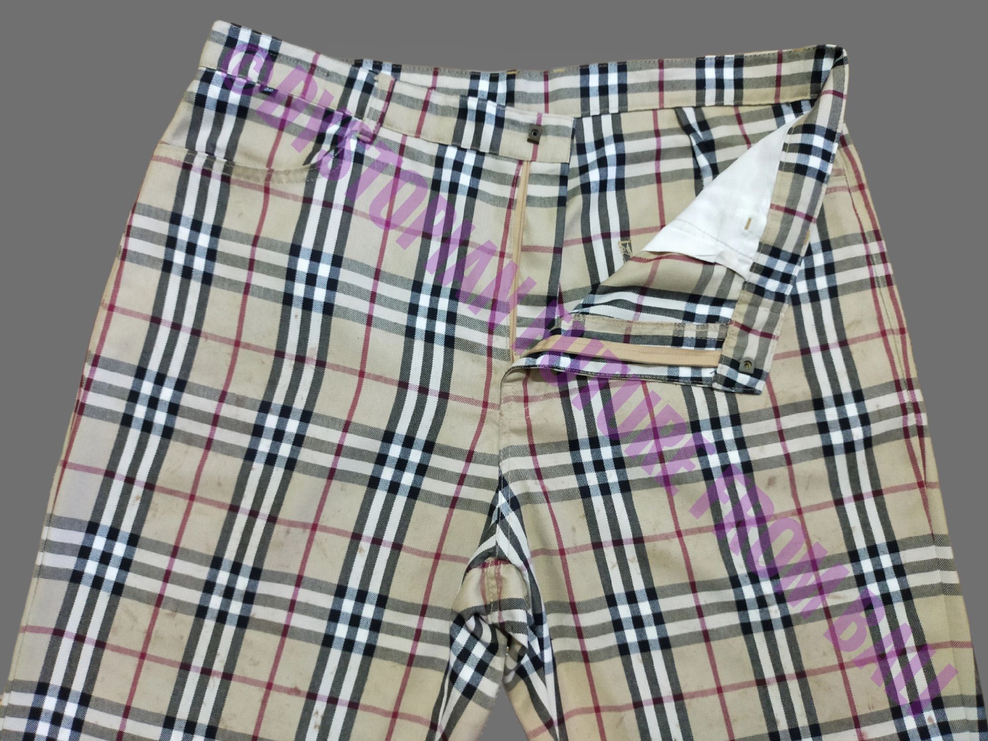 Burberry Vintage Big Size Nova Check Trousers Size US 40 / EU 56 - 3 Thumbnail