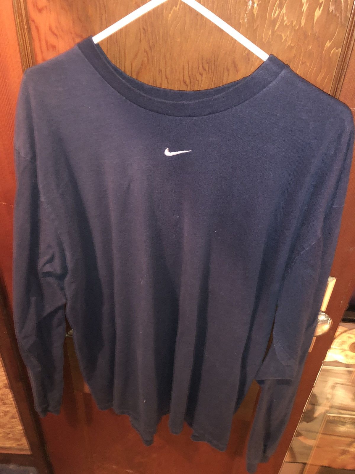 Vintage Nike Big Swoosh Long Sleeve T-Shirt Size: US L / EU 52-54 / 3
