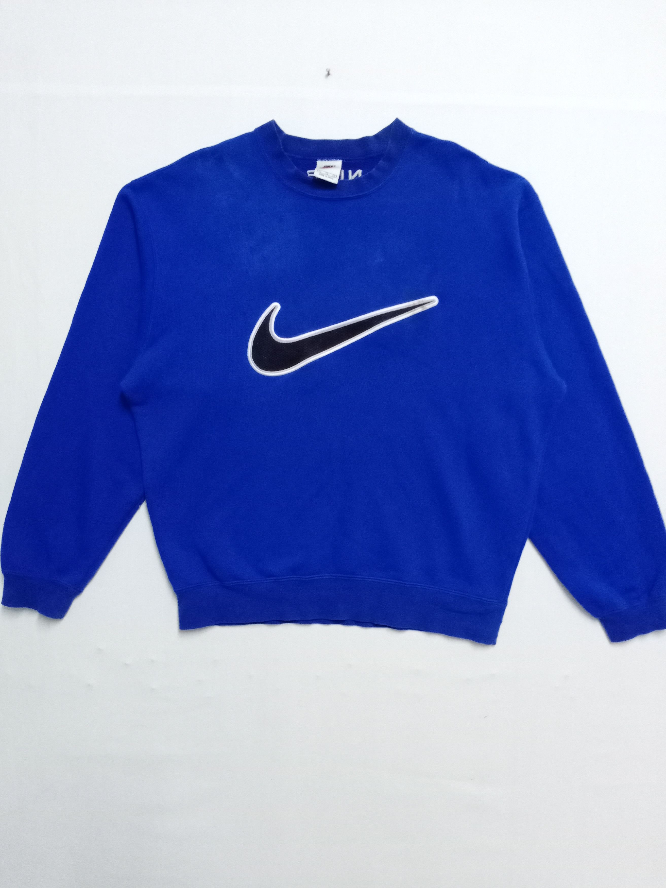 Nike × Vintage 💥NEEDGONETODAY💥Vintage Nike Big Logo Spell out Sweatshirt Size US L / EU 52-54 / 3 - 1 Thumbnail