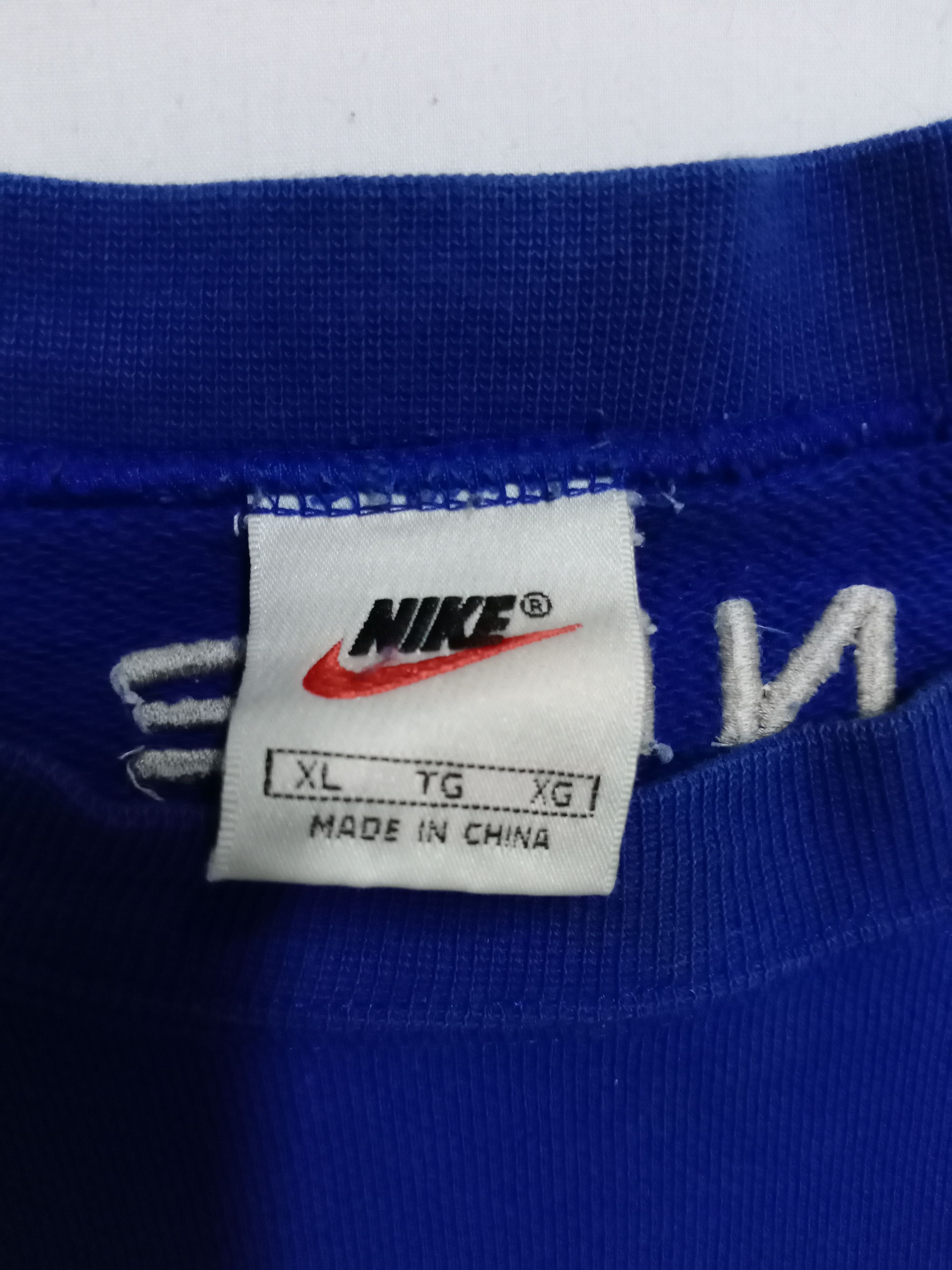 Nike × Vintage 💥NEEDGONETODAY💥Vintage Nike Big Logo Spell out Sweatshirt Size US L / EU 52-54 / 3 - 7 Thumbnail