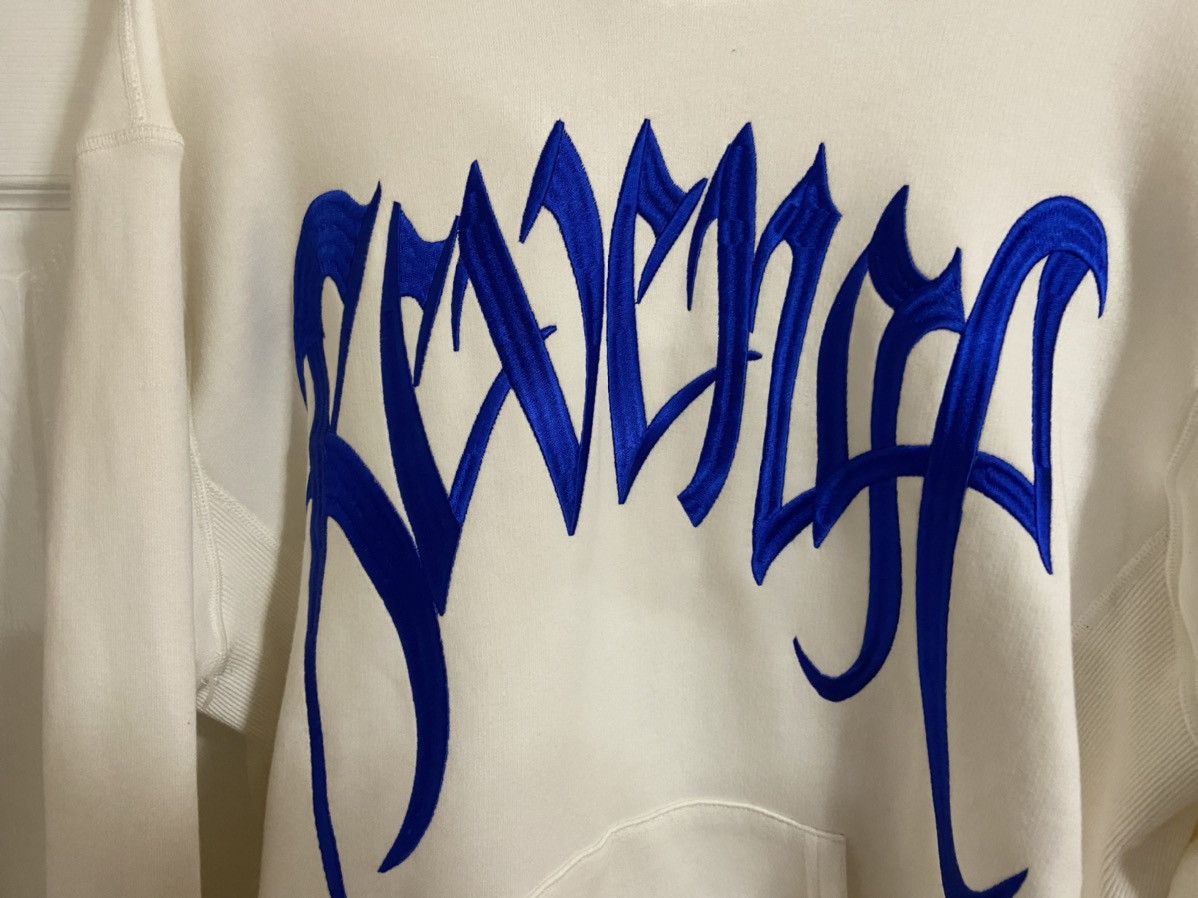Revenge Revenge Cream Embroidered Hoodie Size US L / EU 52-54 / 3 - 2 Thumbnail