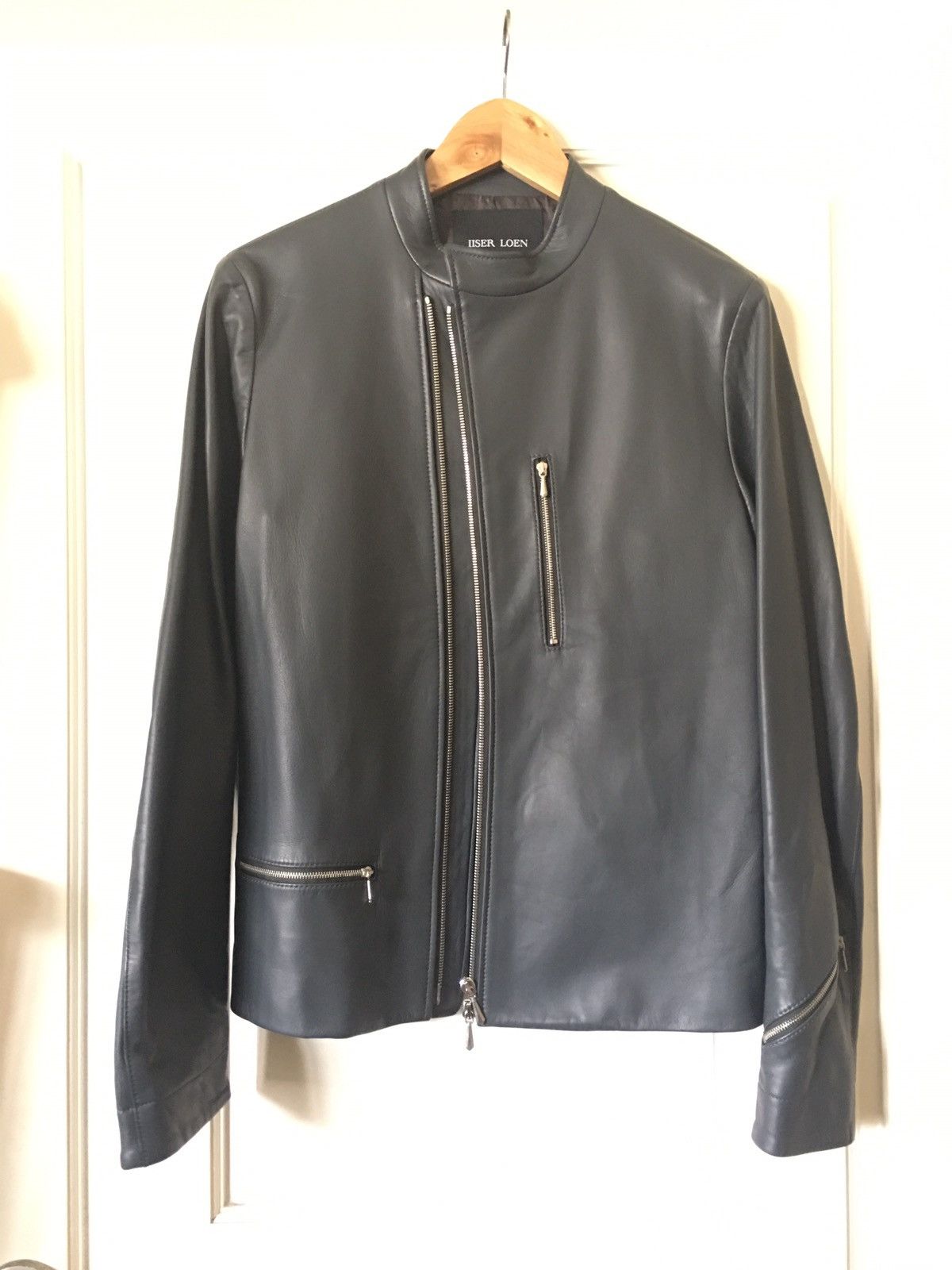 Japanese Brand IISER LOEN Lamb Leather Jacket Size US S / EU 44-46 / 1 - 2 Thumbnail