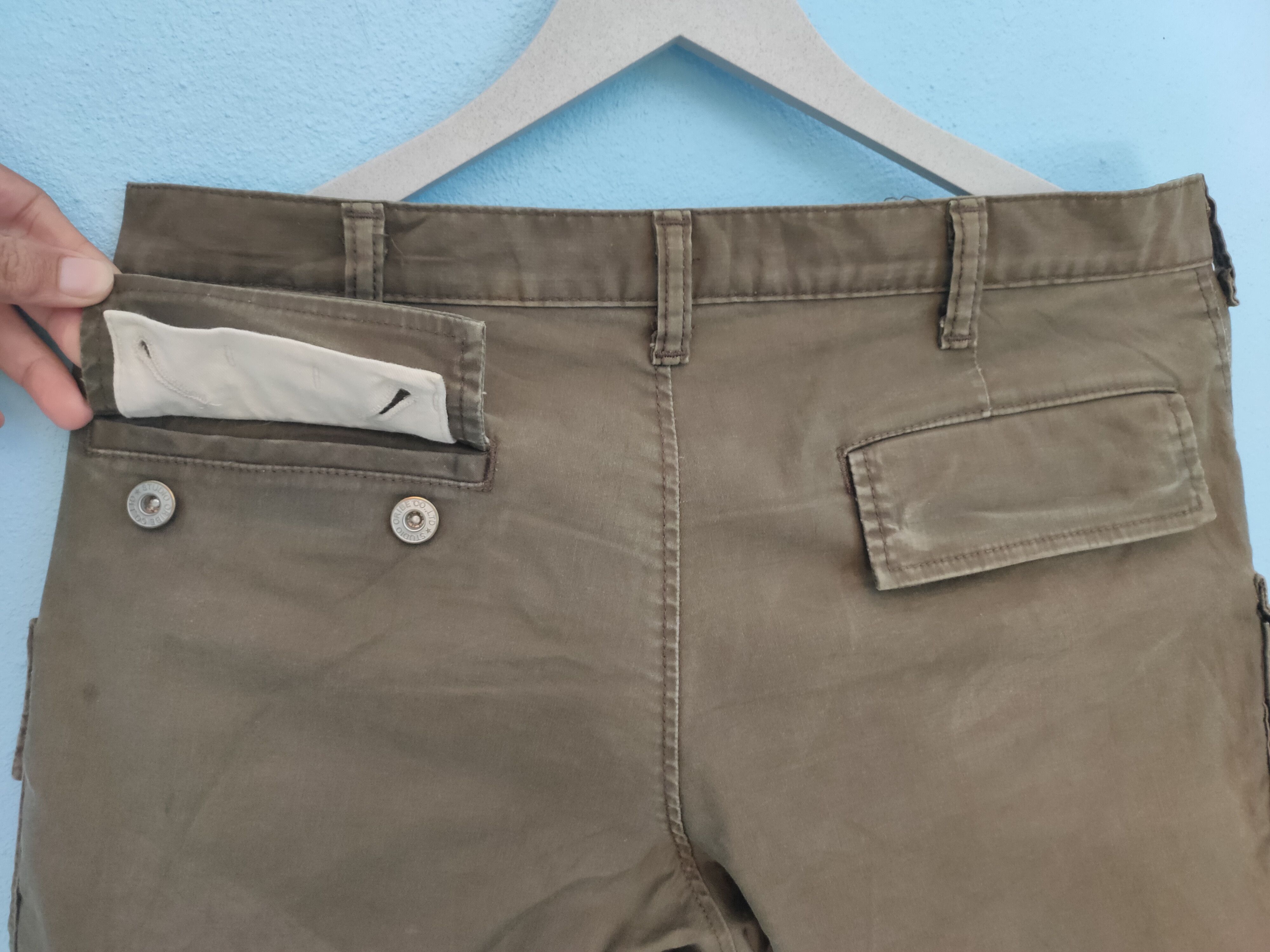 SHIPS SHIPS x STUDIO ORIBE cargo slim fit pants Size US 31 - 6 Thumbnail
