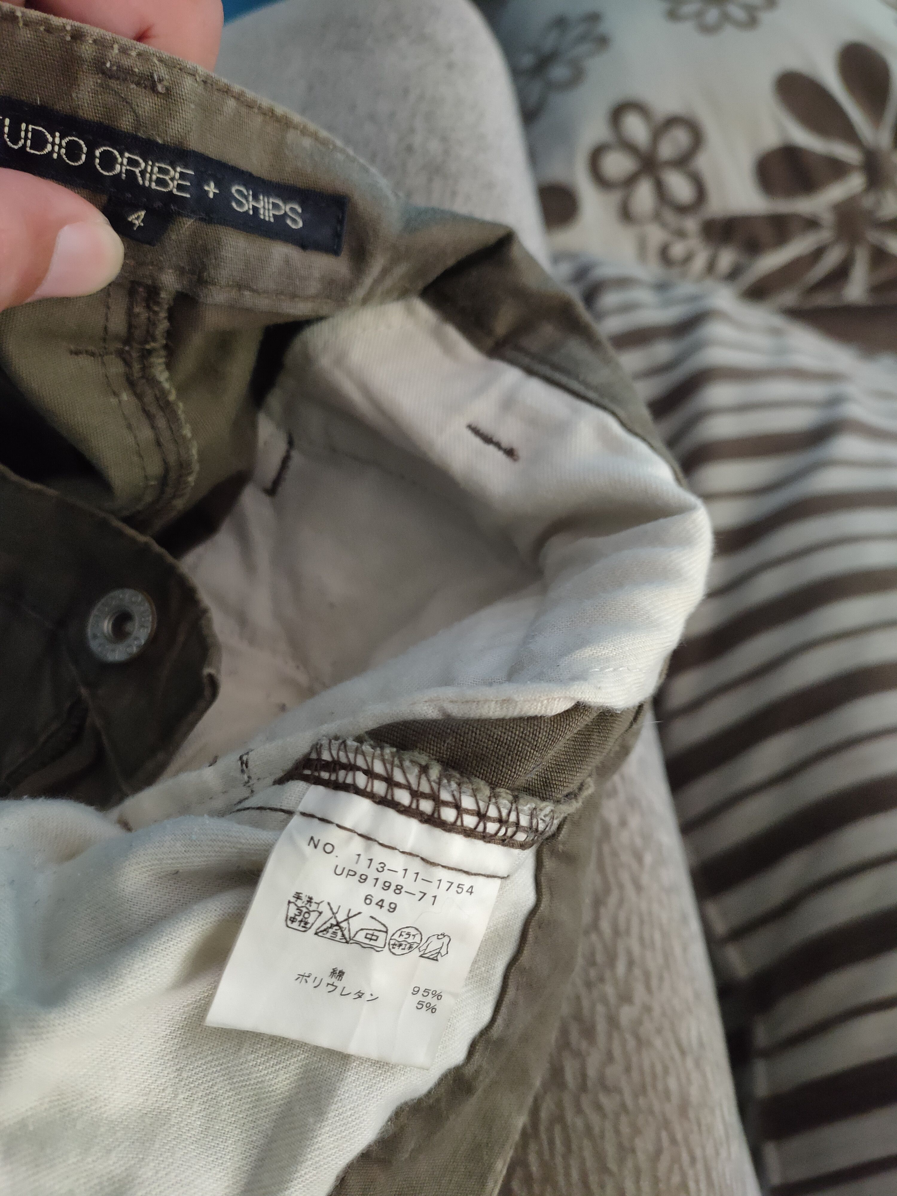 SHIPS SHIPS x STUDIO ORIBE cargo slim fit pants Size US 31 - 11 Thumbnail