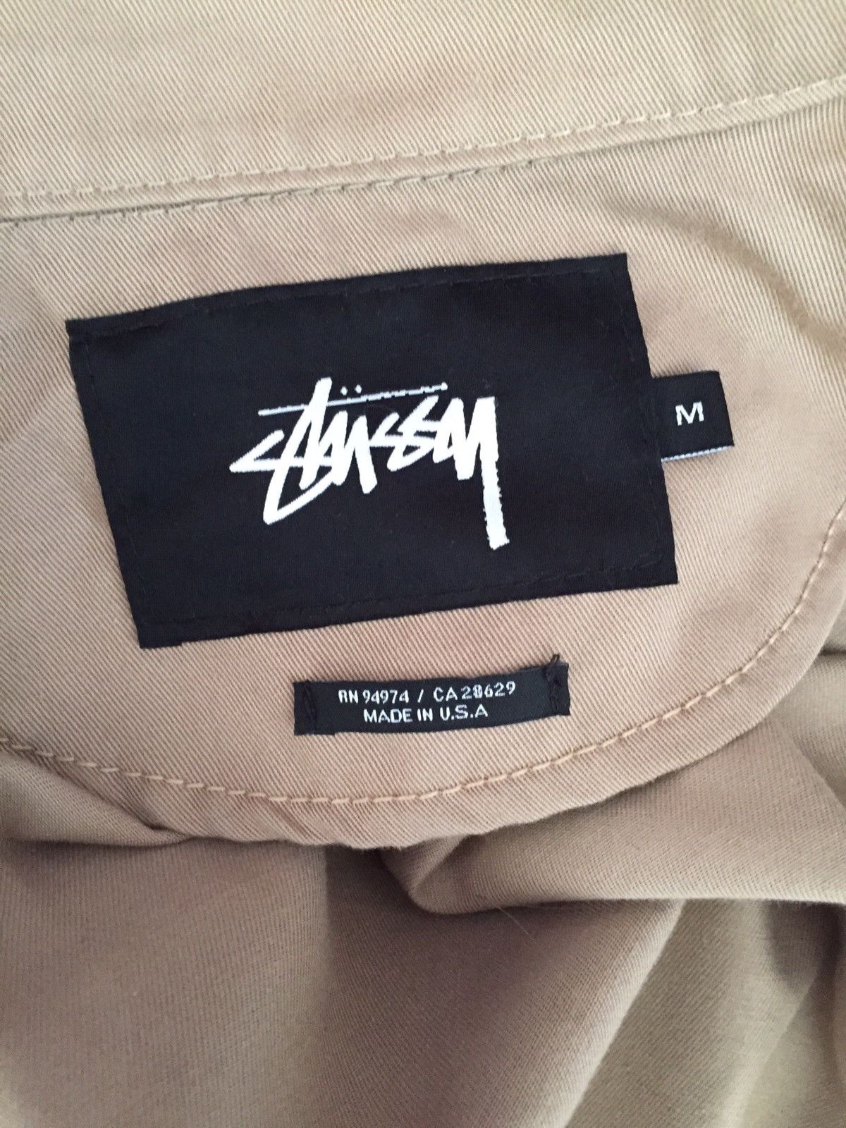 Stussy Stussy Made in California Coach Jacket Beige Tan Size US M / EU 48-50 / 2 - 3 Thumbnail