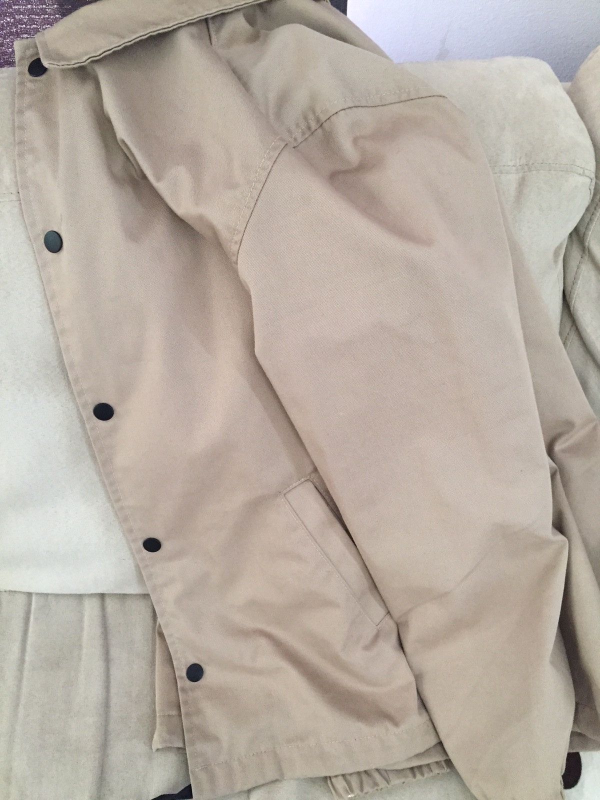Stussy Stussy Made in California Coach Jacket Beige Tan Size US M / EU 48-50 / 2 - 1 Thumbnail