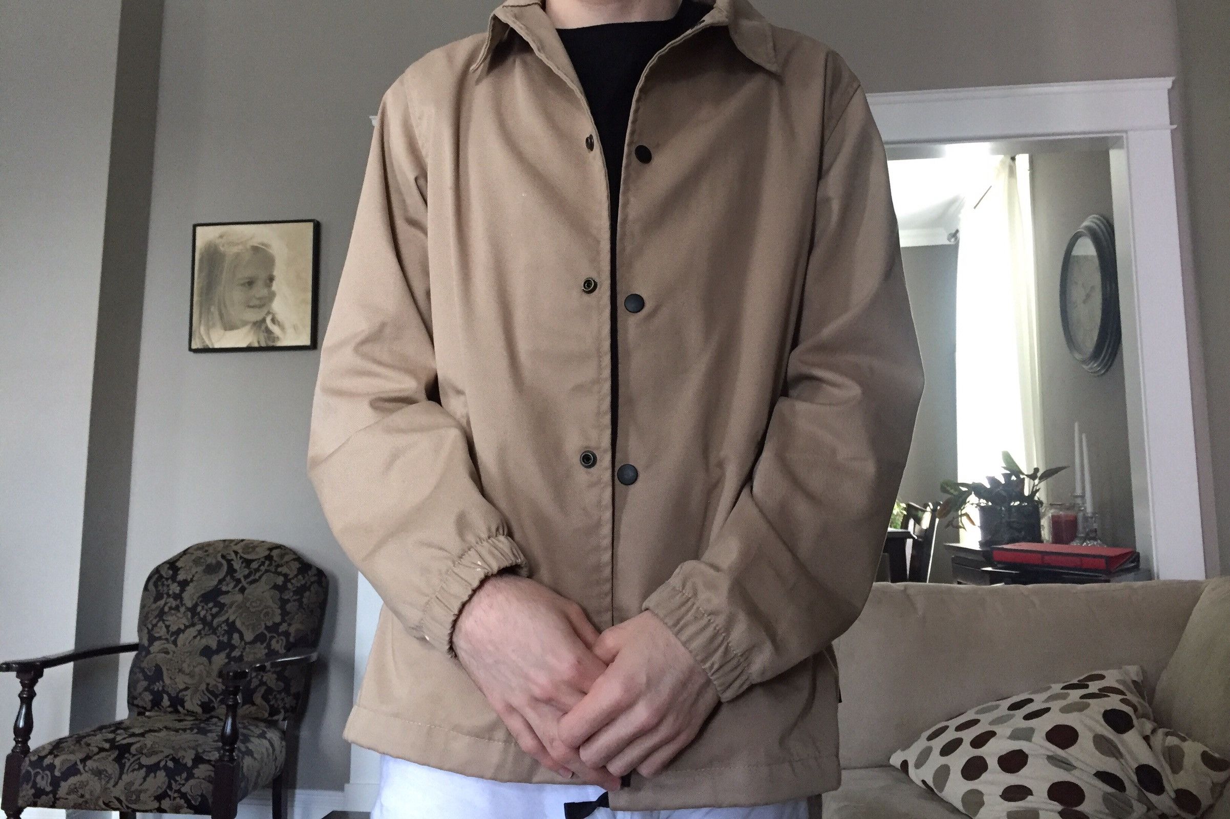 Stussy Stussy Made in California Coach Jacket Beige Tan Size US M / EU 48-50 / 2 - 5 Thumbnail