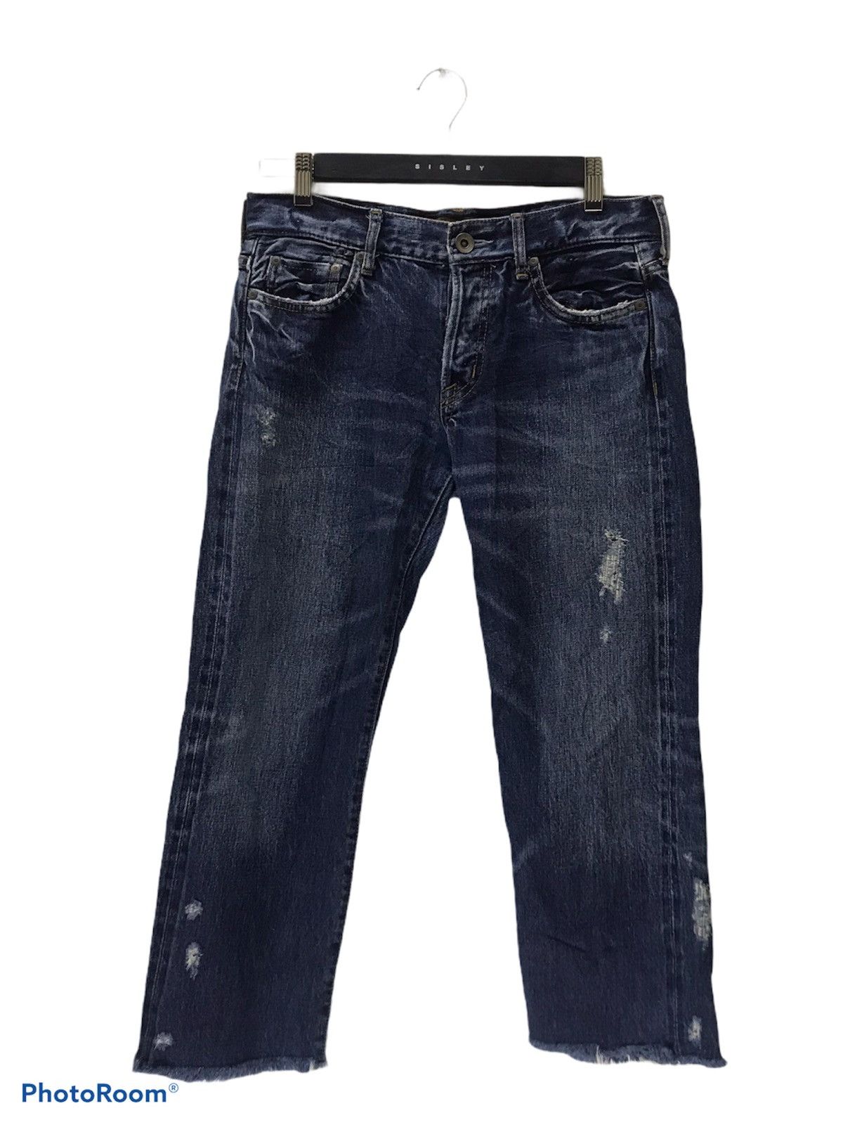 GOA GOA Distressed Denim Cropped Jeans Size US 29 - 2 Thumbnail