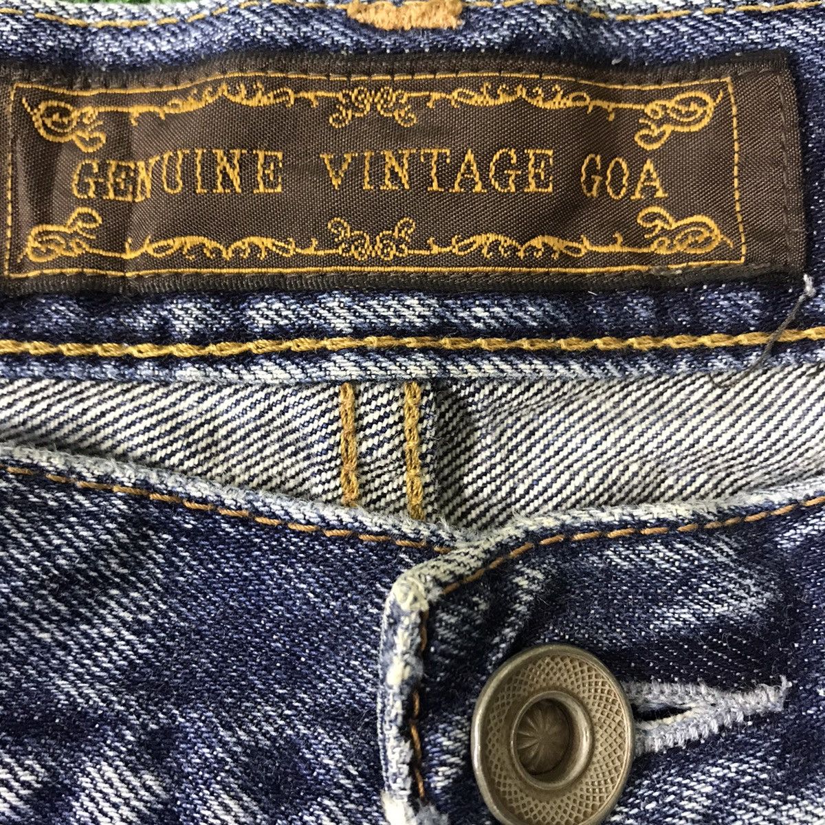 GOA GOA Distressed Denim Cropped Jeans Size US 29 - 13 Thumbnail