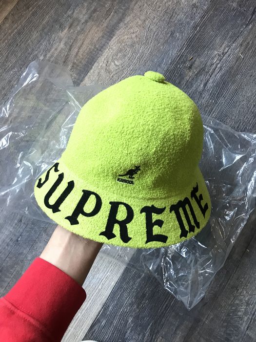 Supreme Supreme Kangol Bermuda Casual Bucket Hat Bright Green