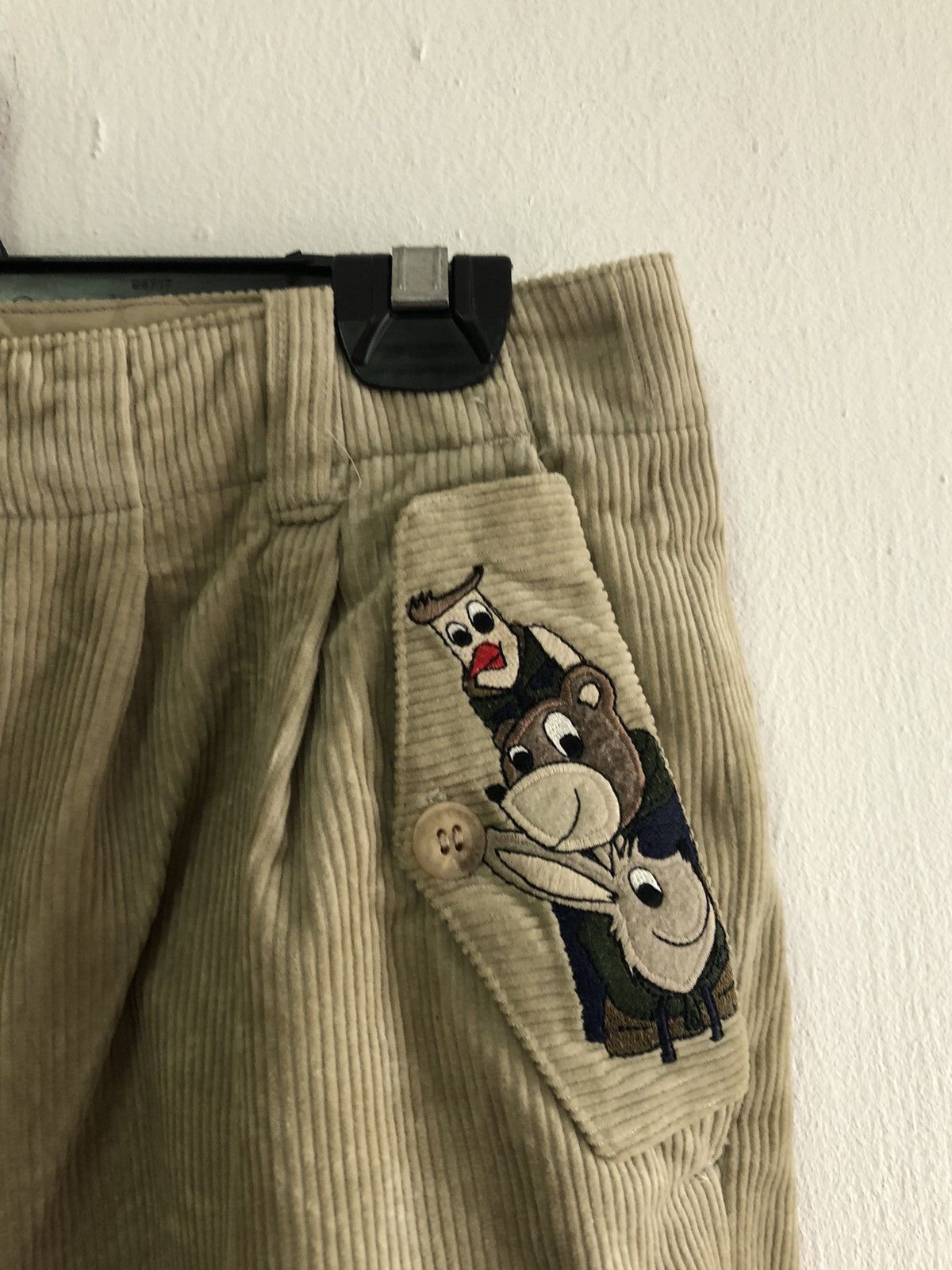 Jean Charles De Castelbajac CASTELBAJAC +2 Nature Corduroy Pants Size US 33 - 2 Thumbnail