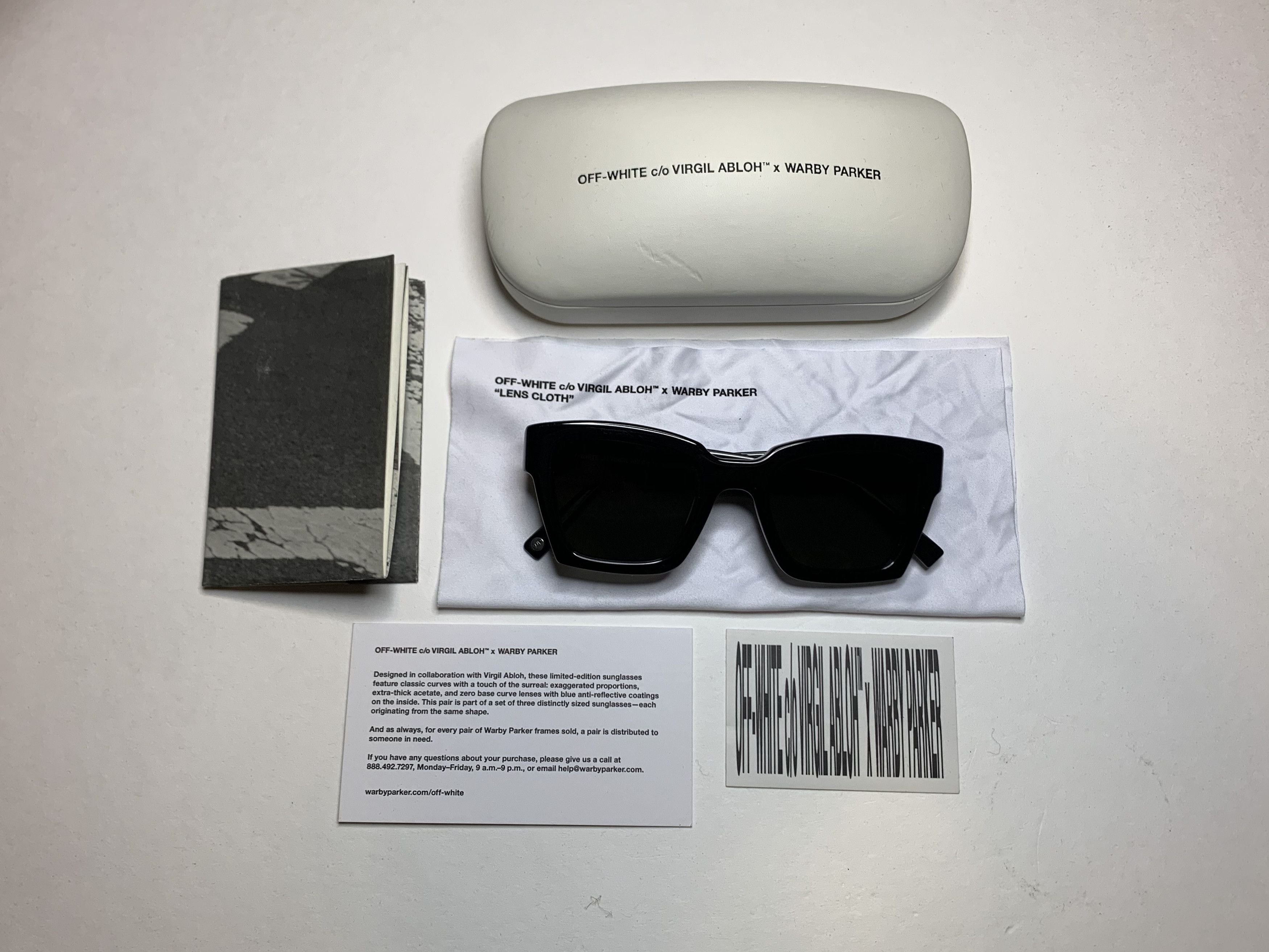 Warby parker shop off white sunglasses