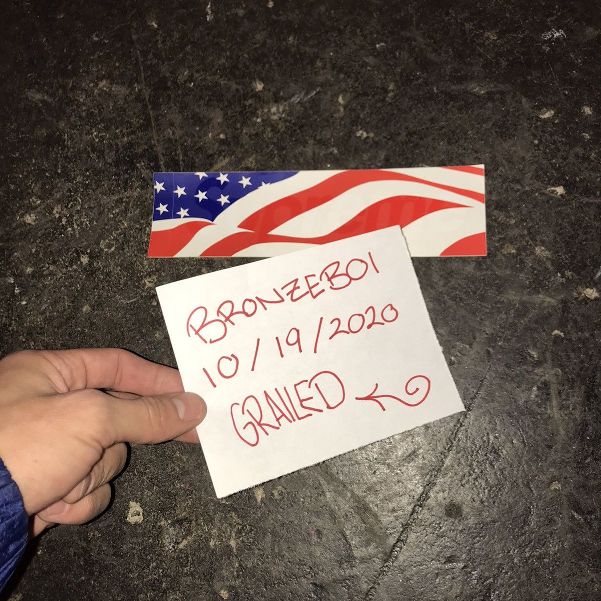 9/11 RARE newest Bogo supreme sticker!