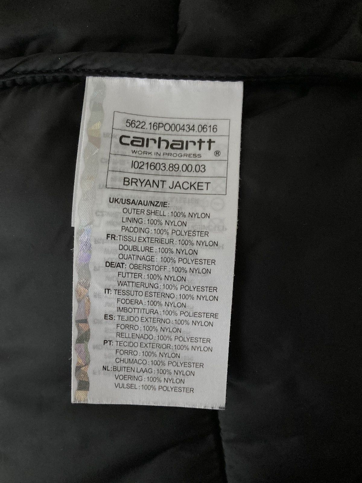 Carhartt puffer bomber