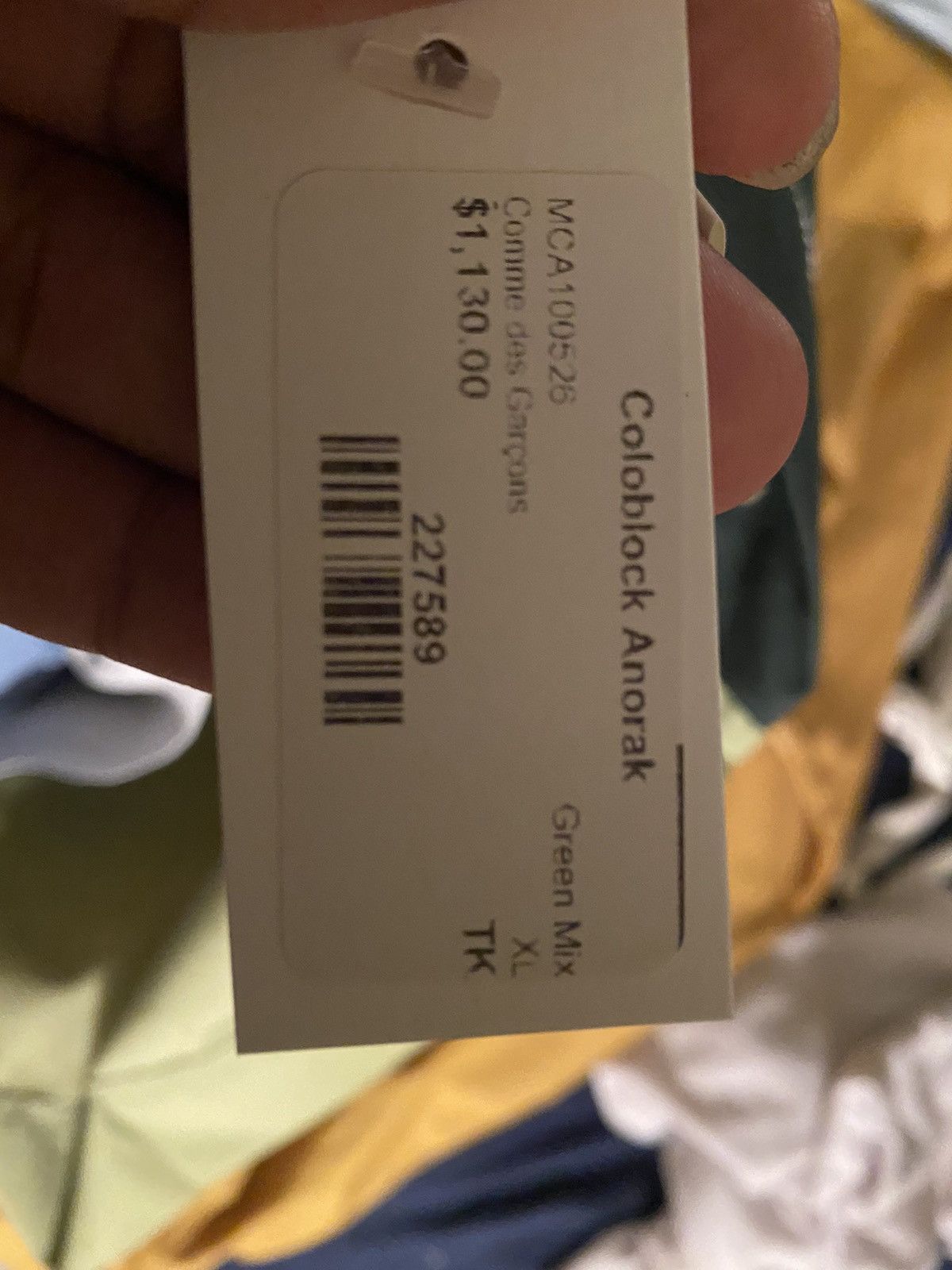 Comme des Garcons SHIRT CDG SHIRT Colorblock Anorak Size US XL / EU 56 / 4 - 4 Thumbnail