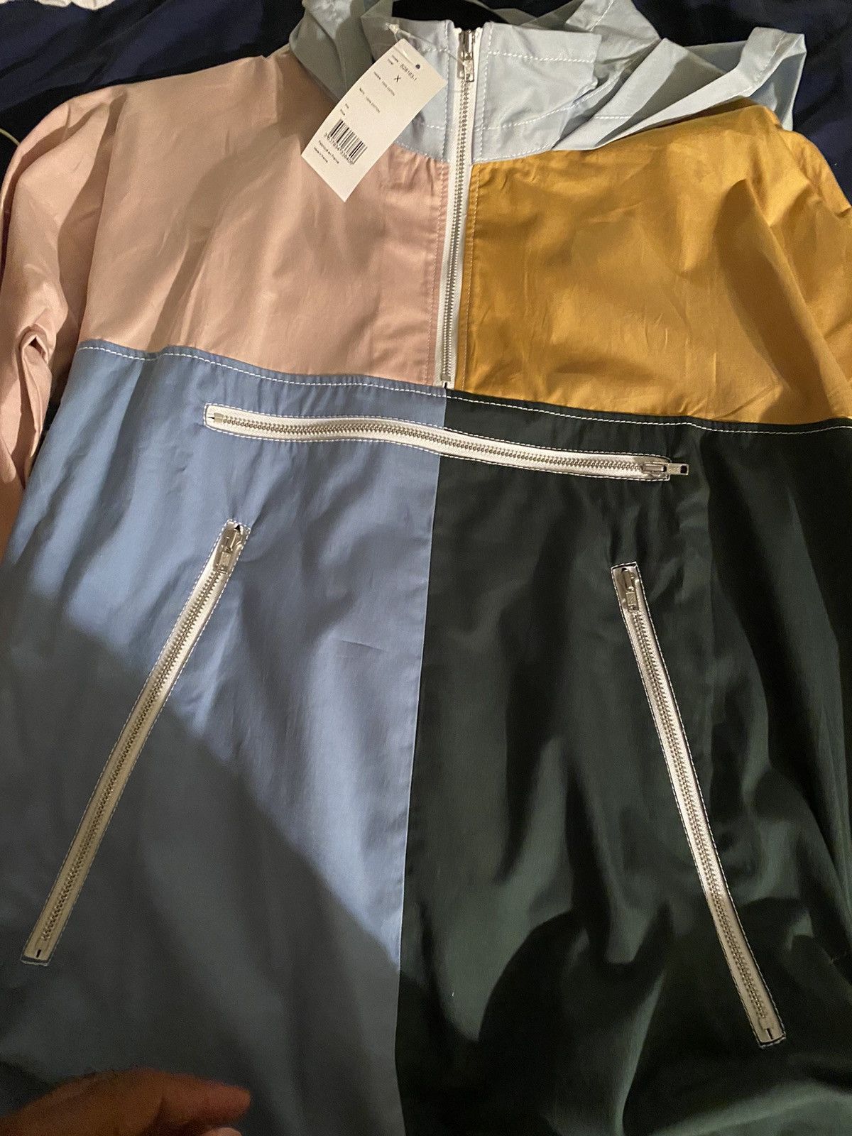 Comme des Garcons SHIRT CDG SHIRT Colorblock Anorak Size US XL / EU 56 / 4 - 5 Thumbnail