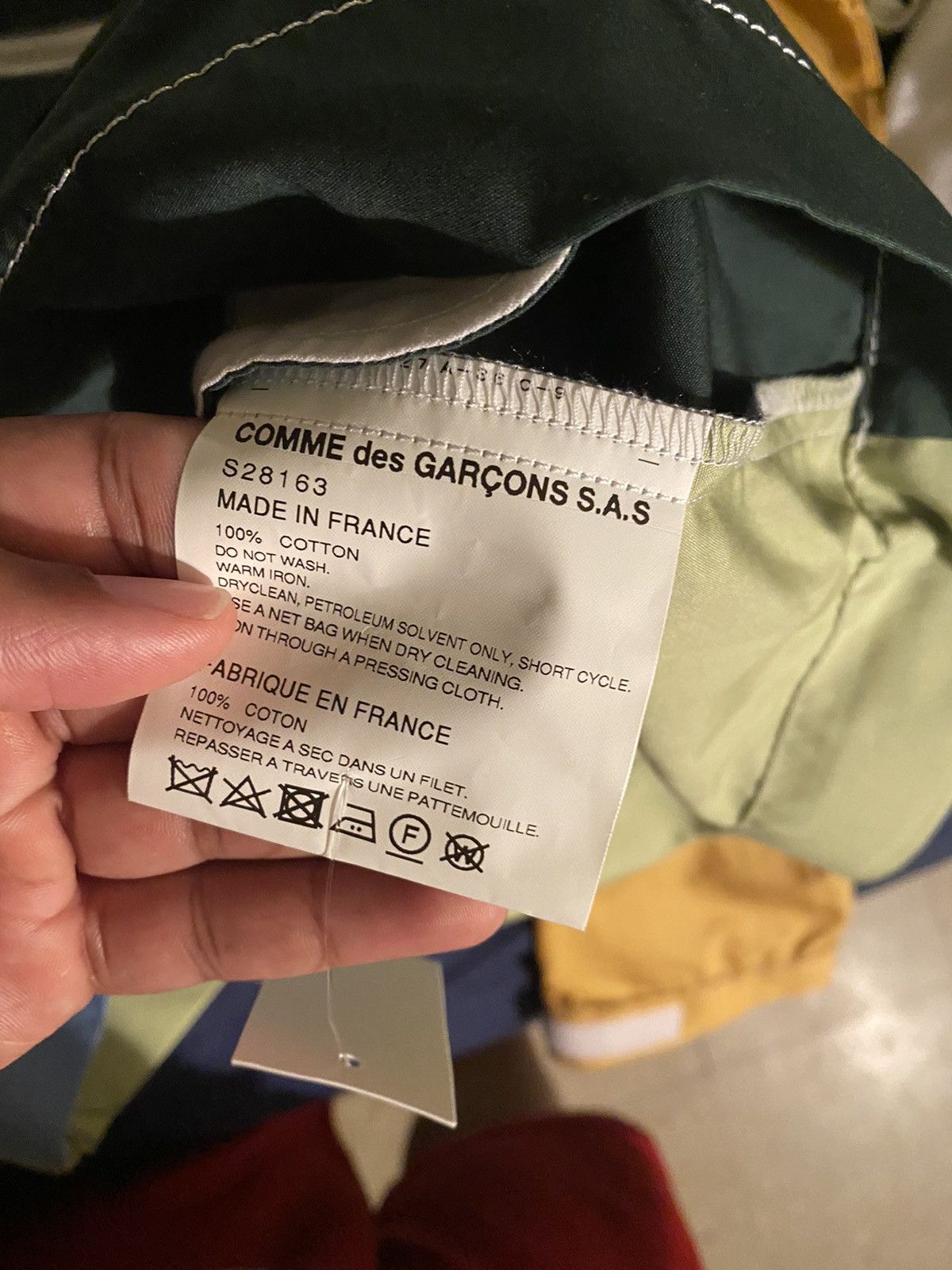 Comme des Garcons SHIRT CDG SHIRT Colorblock Anorak Size US XL / EU 56 / 4 - 3 Thumbnail