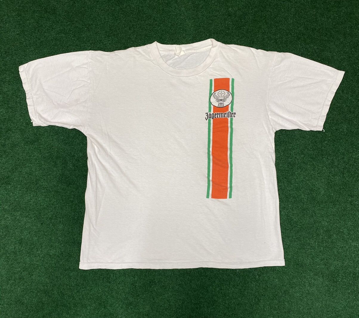 Vintage Vintage 90s Jagermeister Liquor Alcohol Native Tees Drinking Size US S / EU 44-46 / 1 - 1 Thumbnail
