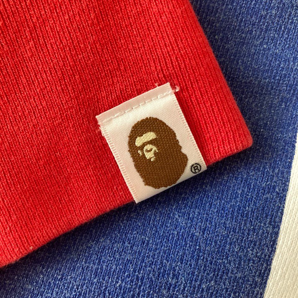 Bape BAPE Union Jack Shark Full Zip Hoodie Red 2017 UK Size US XXL / EU 58 / 5 - 4 Thumbnail
