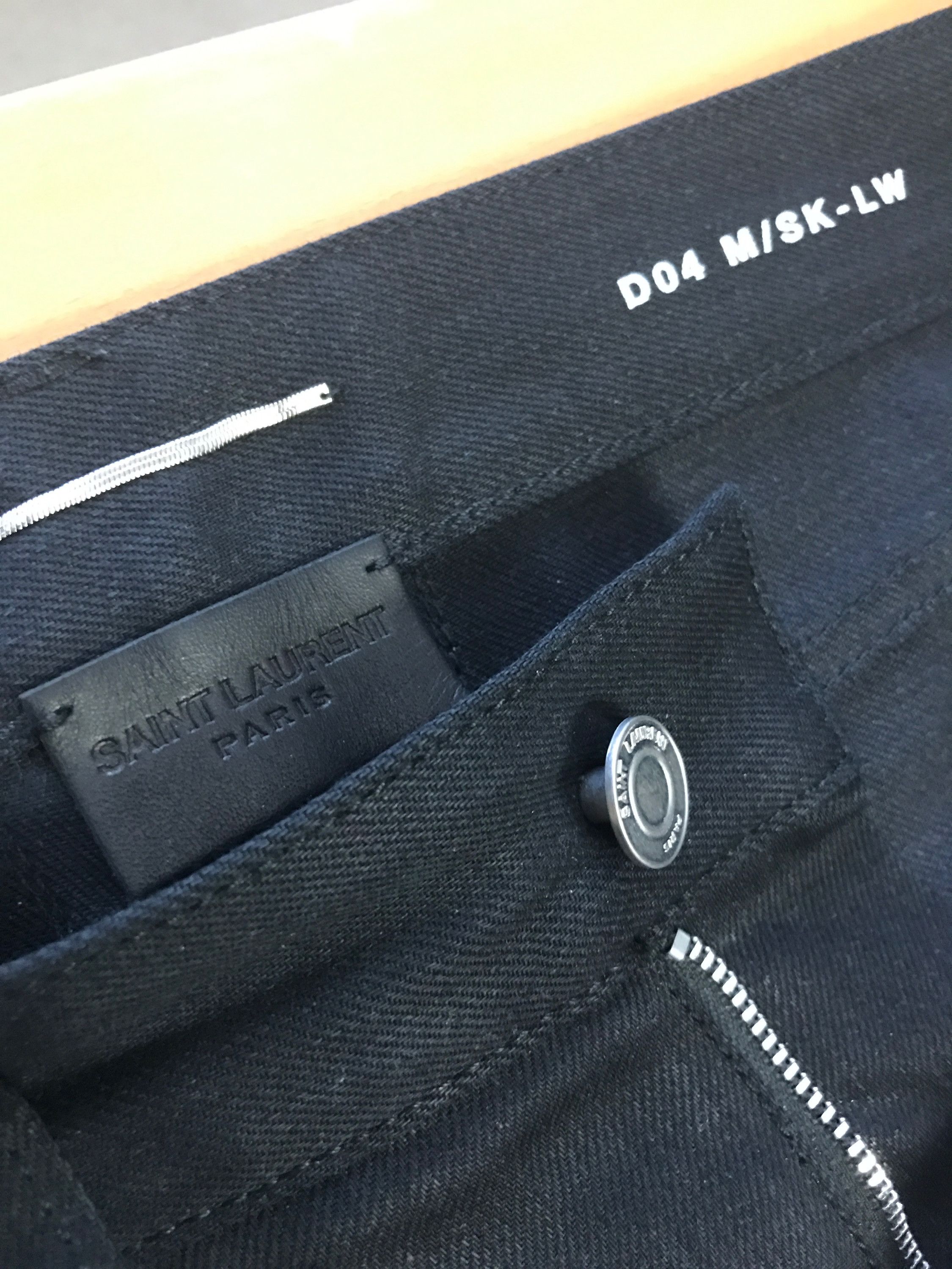 Saint Laurent Paris D04 M/SK LW Biker Jeans | Grailed