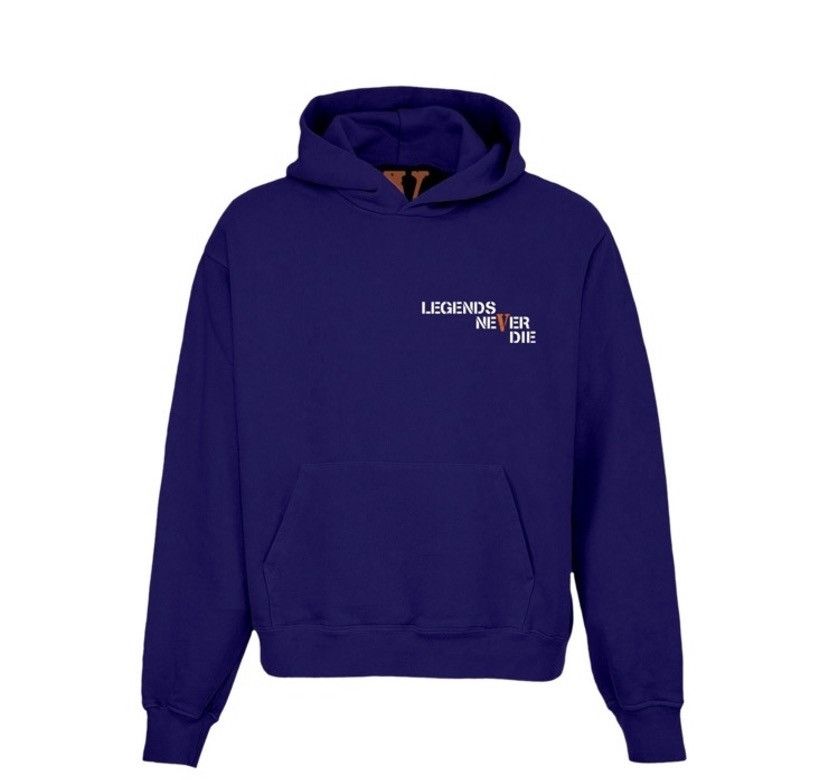 Vlone Juice Wrld 999 Club x Vlone Hoodie in Purple Grailed