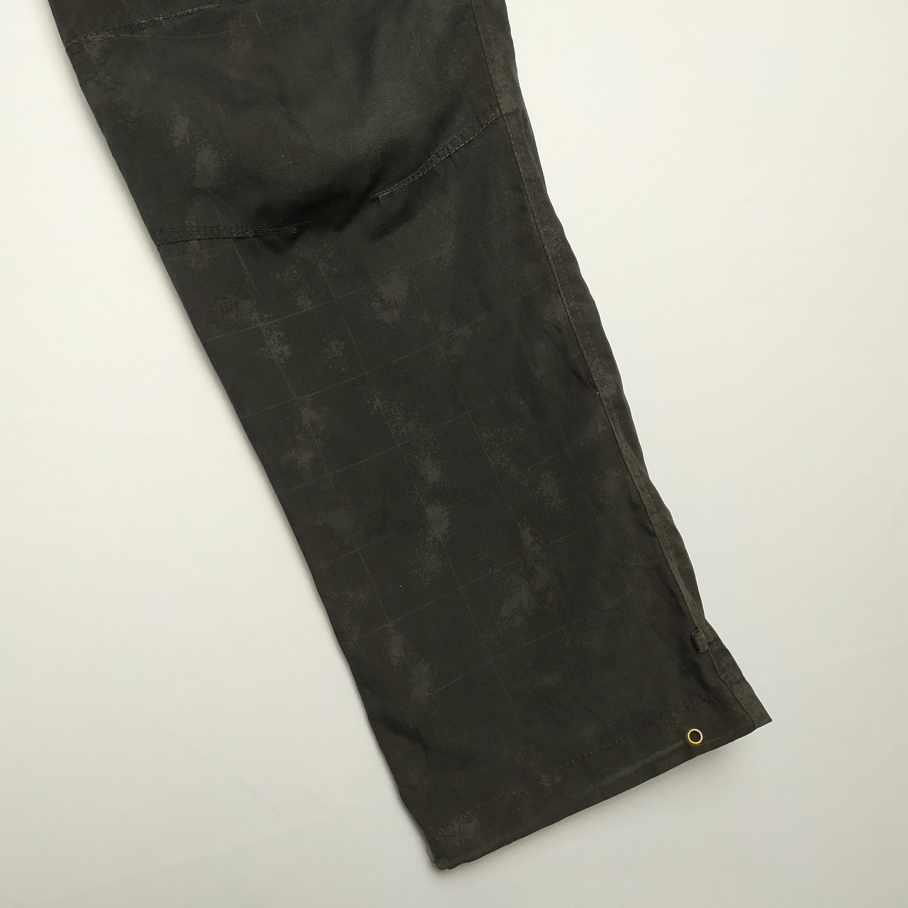 Japanese Brand Black Cargo Pants checked Plaid Size US 26 / EU 42 - 10 Thumbnail