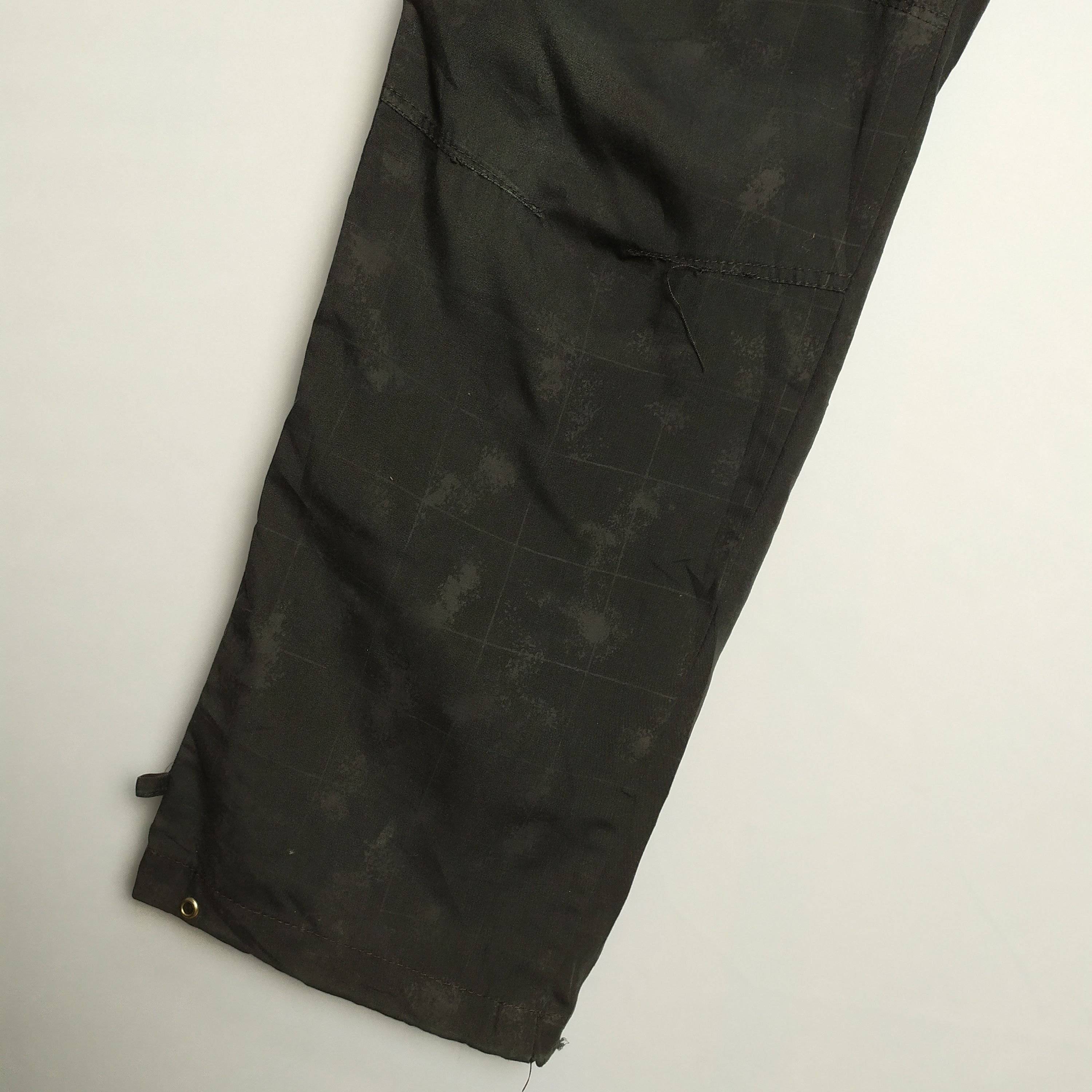 Japanese Brand Black Cargo Pants checked Plaid Size US 26 / EU 42 - 9 Thumbnail