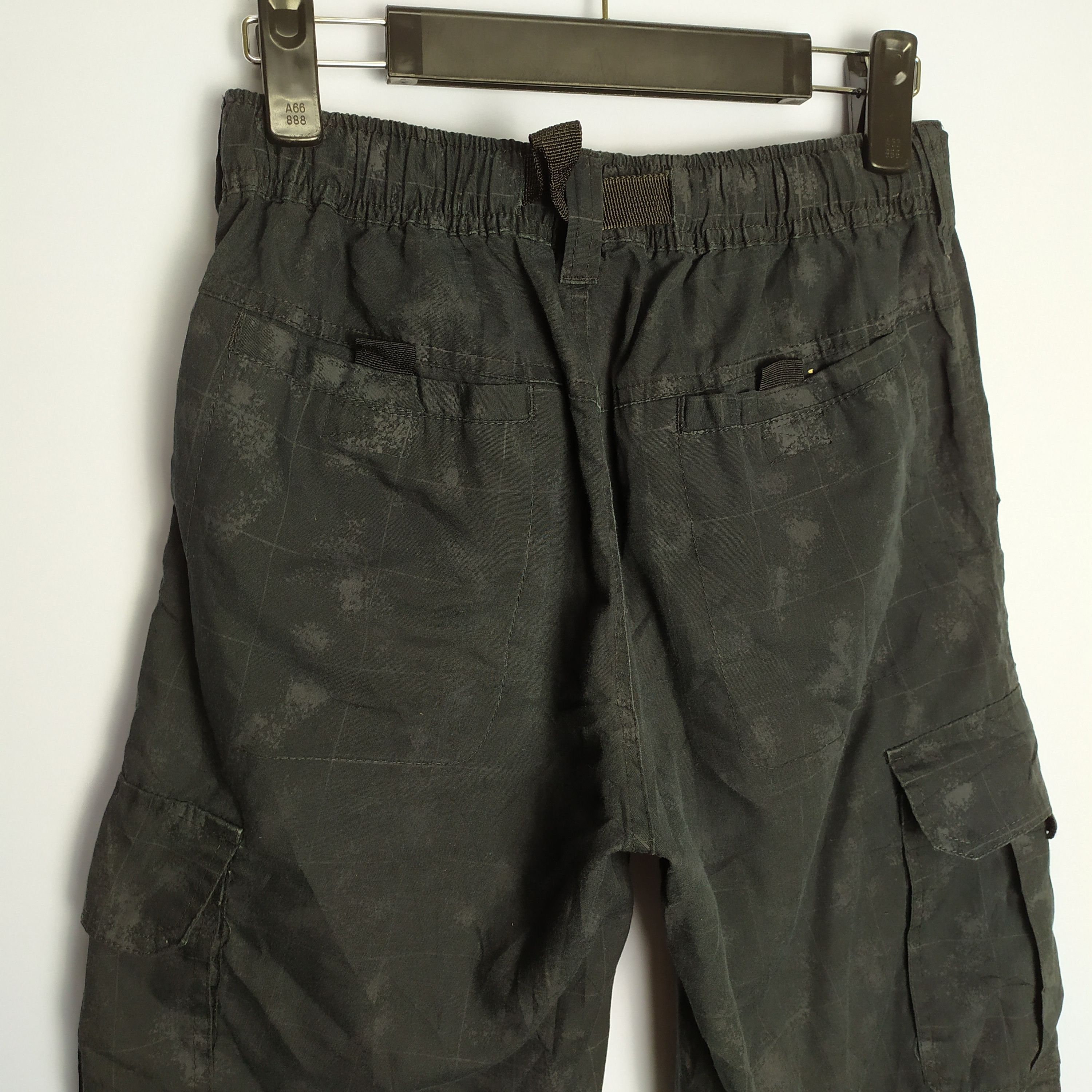 Japanese Brand Black Cargo Pants checked Plaid Size US 26 / EU 42 - 11 Thumbnail