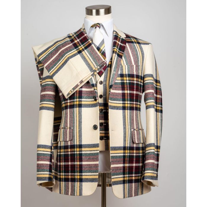 Brooks Brothers Black Fleece Brooks Brothers x Black Fleece Suit Plaid 3Piece Suit Grailed