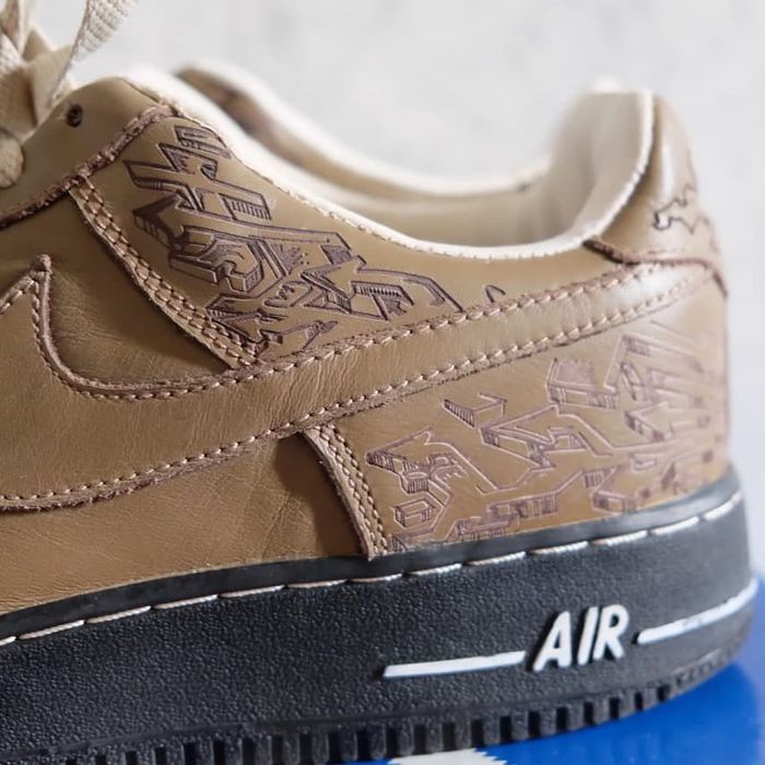 Nike nike air force 1 x stephen maze 'laser pack' | Grailed