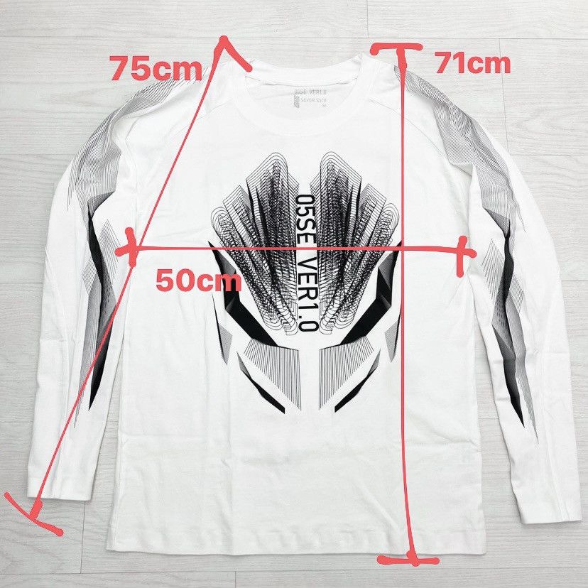 Sever Sever long sleeve T shirt Tee Amoureuxpeintre sport genesis Size US M / EU 48-50 / 2 - 9 Thumbnail