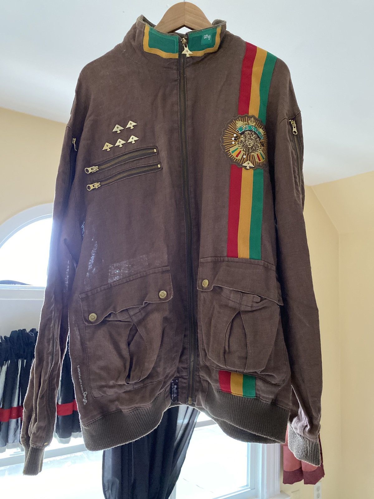 LRG Vintage LRG Rasta jacket 5STAR | Grailed