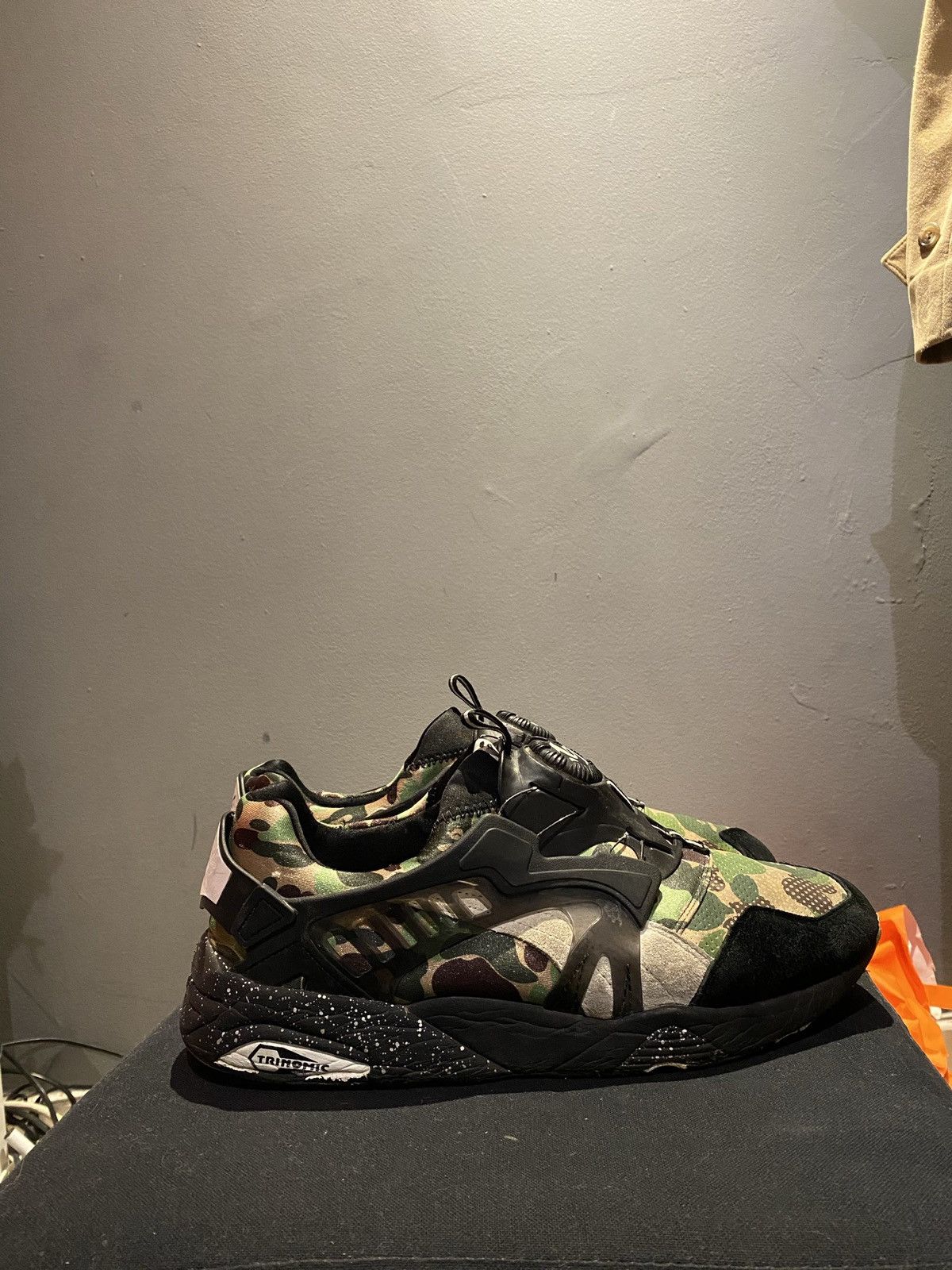 Bape Puma A bathing ape Bape X Puma disc blaze camo Grailed
