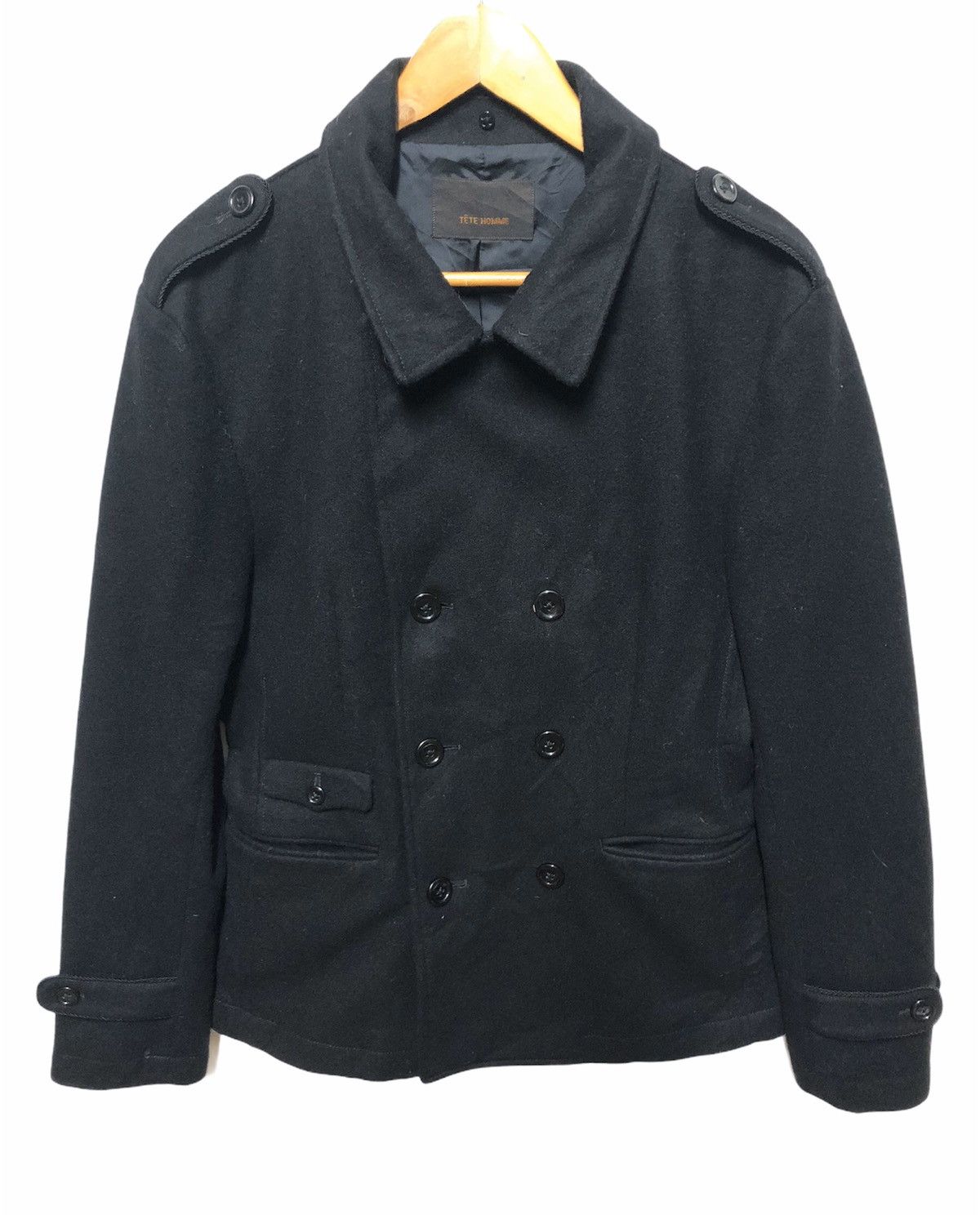 Issey Miyake × Japanese Brand × Tete Homme TETE Homme Double Breast Like Military Jacket Size US M / EU 48-50 / 2 - 4 Thumbnail