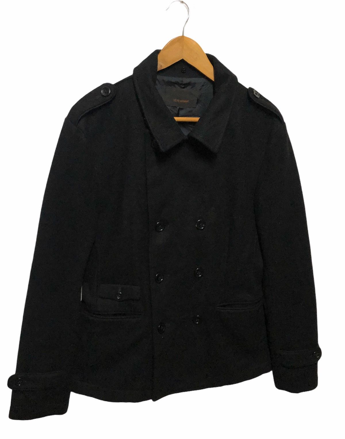Issey Miyake × Japanese Brand × Tete Homme TETE Homme Double Breast Like Military Jacket Size US M / EU 48-50 / 2 - 3 Thumbnail