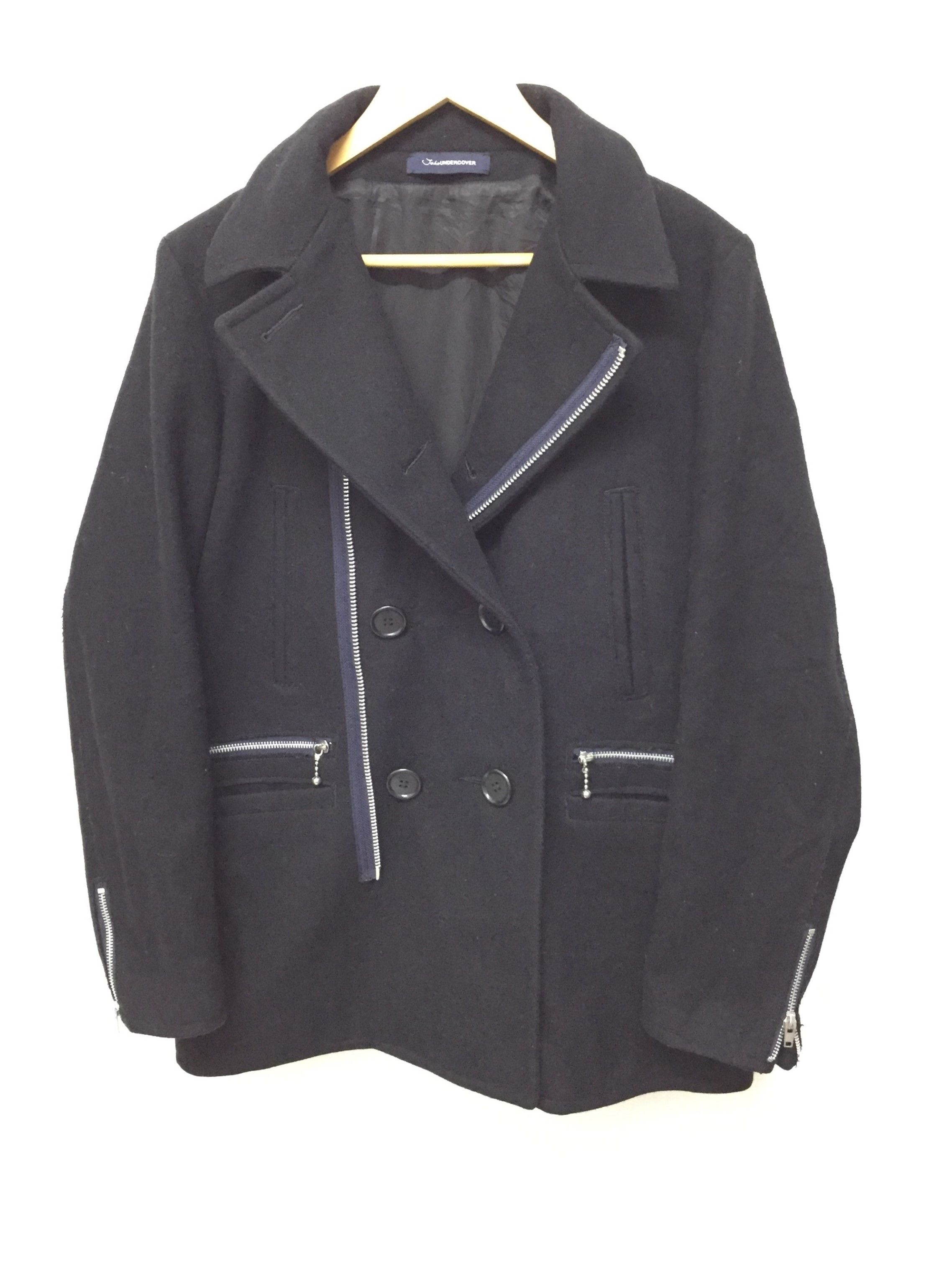 Undercover UNDERCOVER Mulipocket Heavy Wool Asymmetrical parka Size US S / EU 44-46 / 1 - 1 Thumbnail