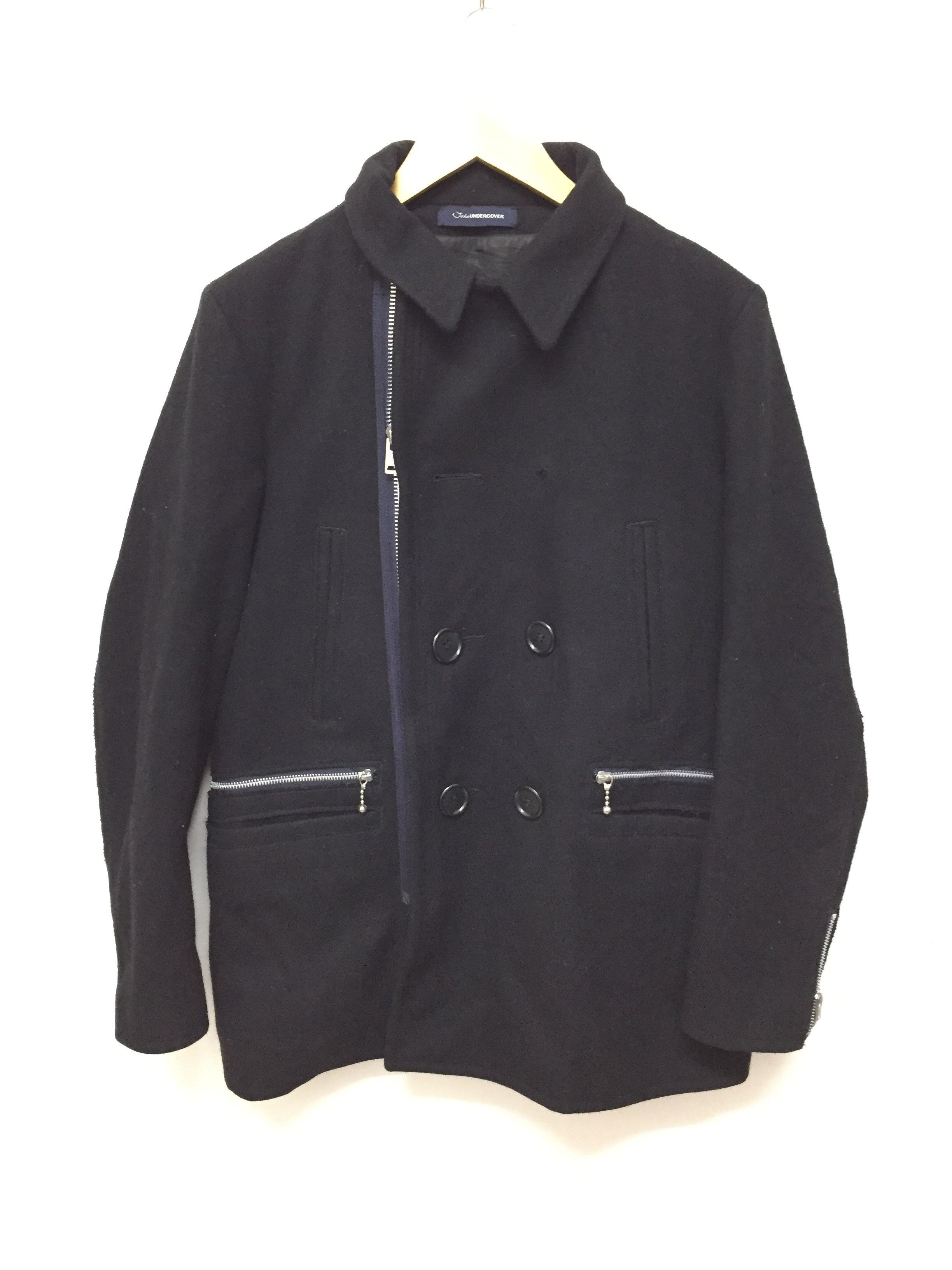 Undercover UNDERCOVER Mulipocket Heavy Wool Asymmetrical parka Size US S / EU 44-46 / 1 - 6 Thumbnail