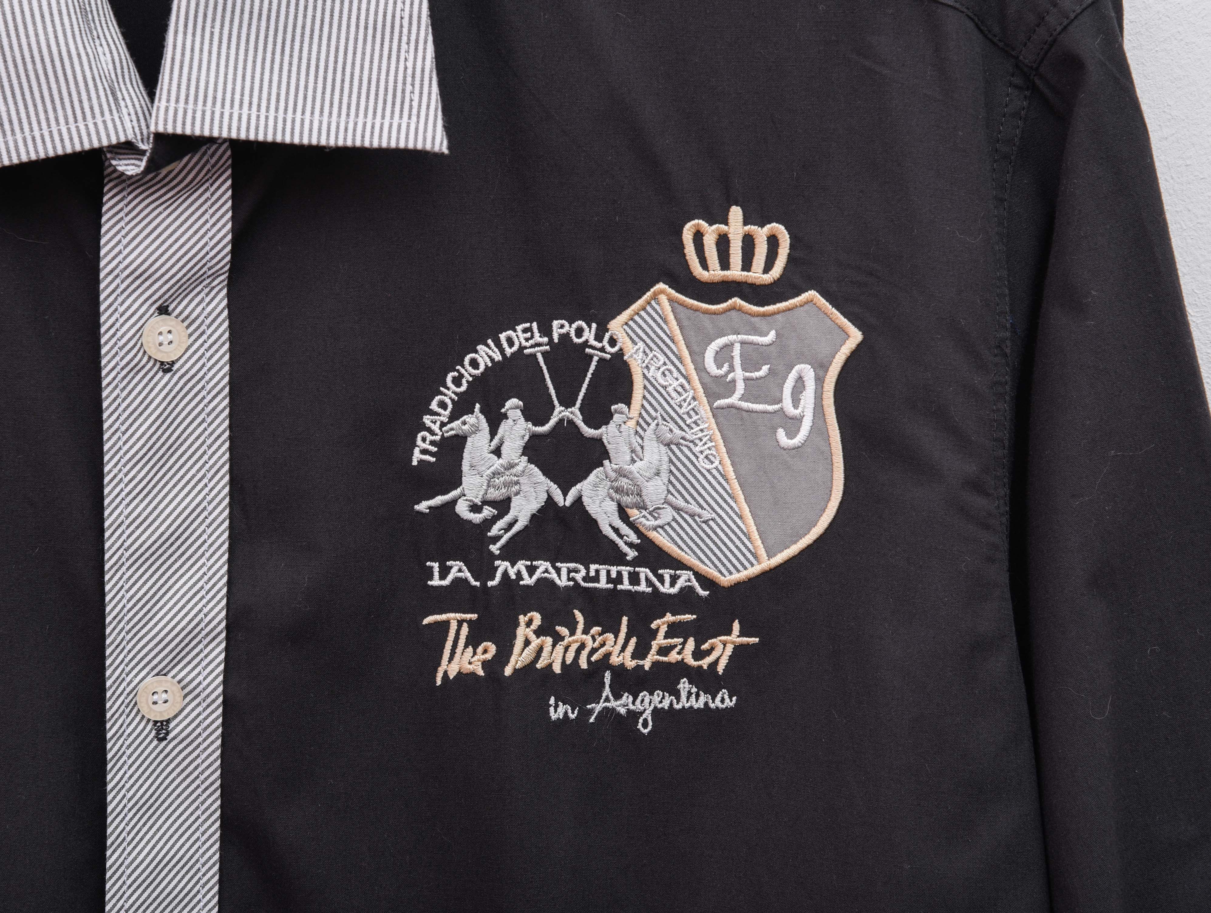 La Martina LA MARTINA 'Buenos Aires' Shirt Formal Cotton Long Sleeved Size US XXL / EU 58 / 5 - 3 Thumbnail