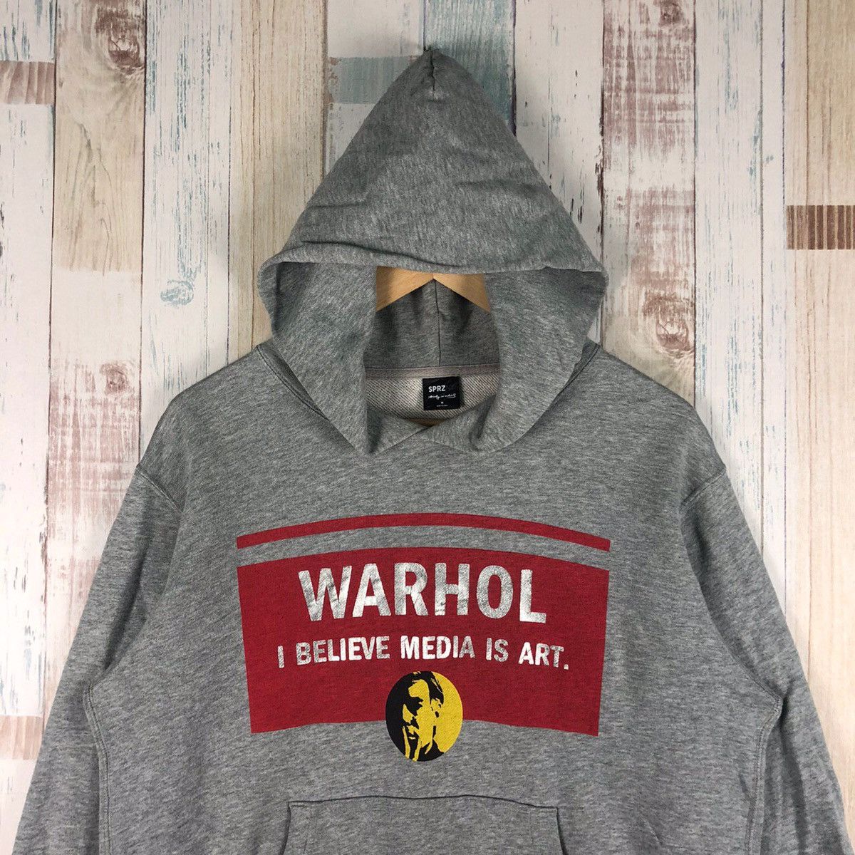 Andy Warhol Andy Warhol I Believe Media Is Art Hoodie Size US M / EU 48-50 / 2 - 2 Thumbnail