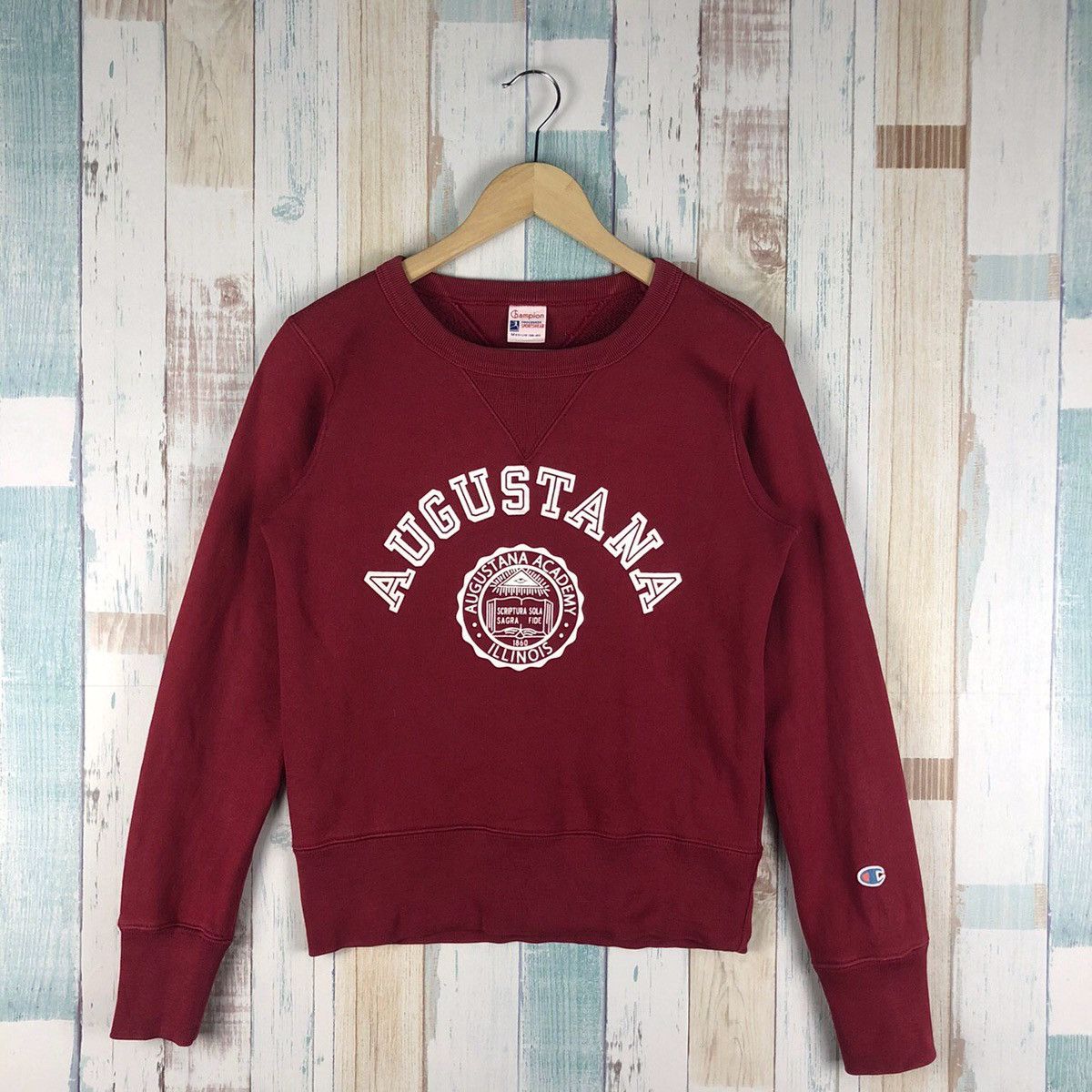 Champion × Vintage Vintage Augustana Academy Illinois By Champion Sweatshirt Size US M / EU 48-50 / 2 - 1 Thumbnail