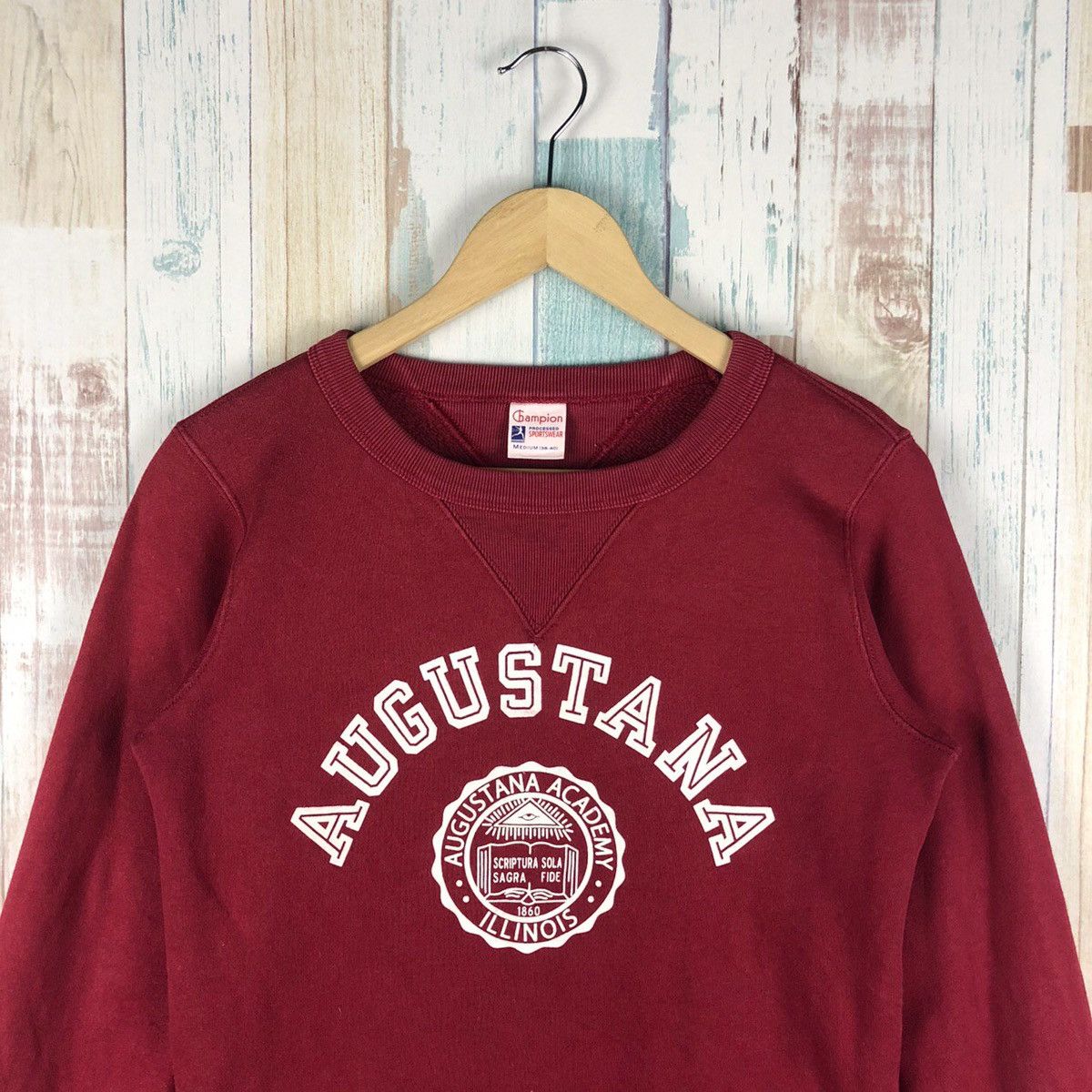 Champion × Vintage Vintage Augustana Academy Illinois By Champion Sweatshirt Size US M / EU 48-50 / 2 - 2 Thumbnail