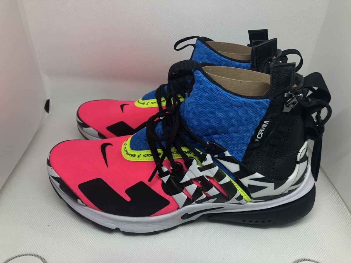 Acronym x Air Presto Mid Racer Pink 2018 Hi Top Sneakers