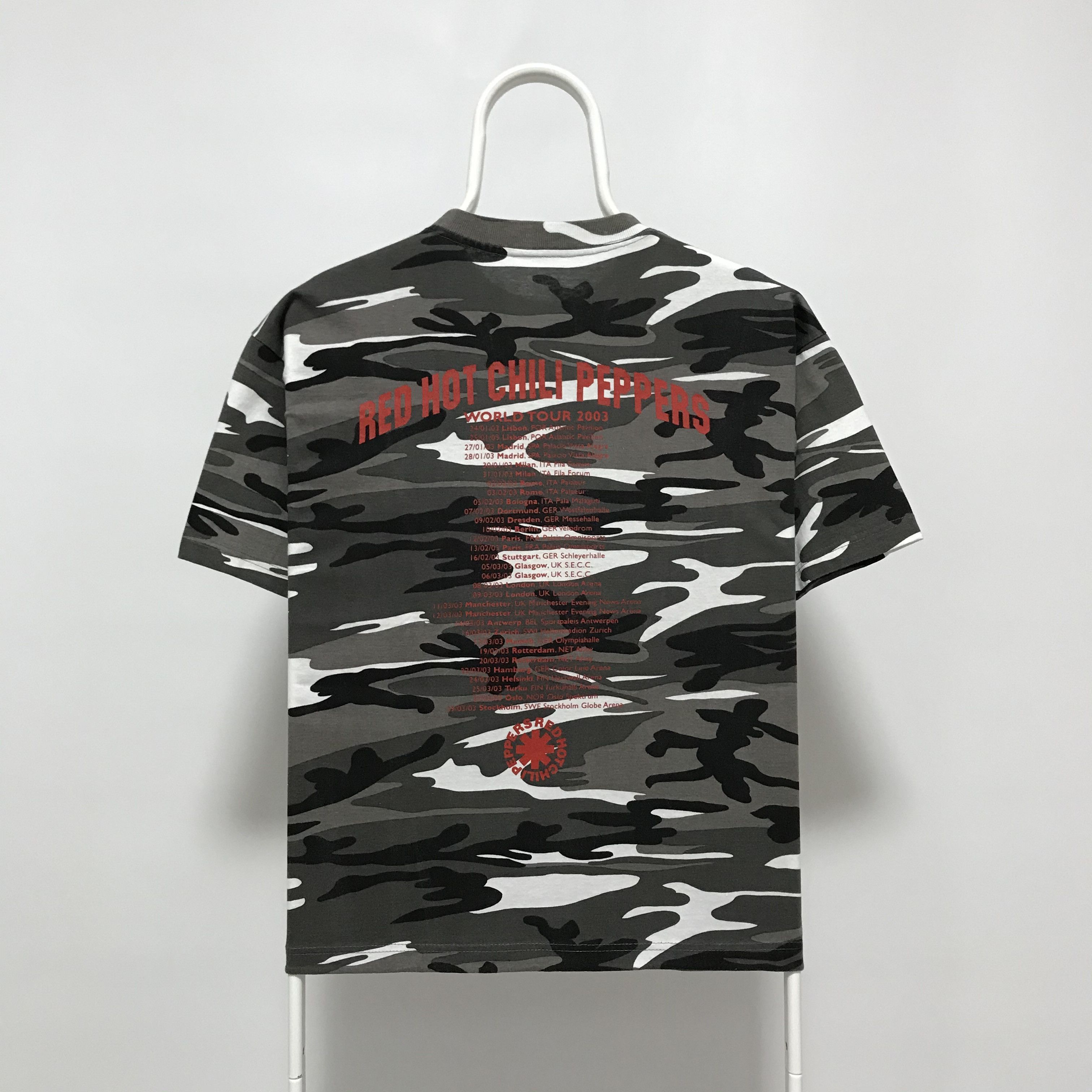 RED HOT CHILI PEPPERS 2003 TOUR Vintage T-Shirt Tee 90s