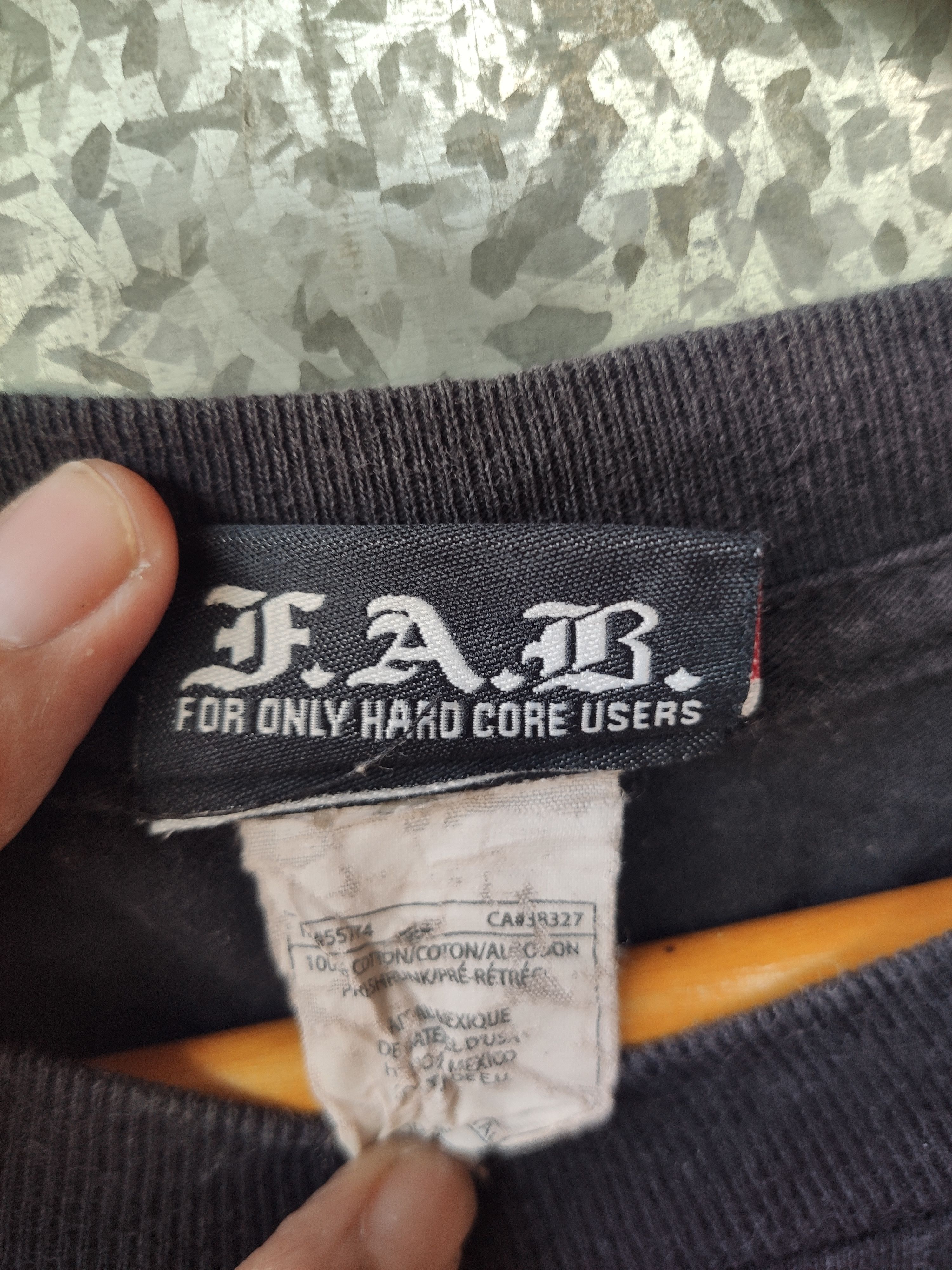 Band Tees × Vintage Vintage FAB T shirt for Hardcore Users Only Size US L / EU 52-54 / 3 - 5 Thumbnail
