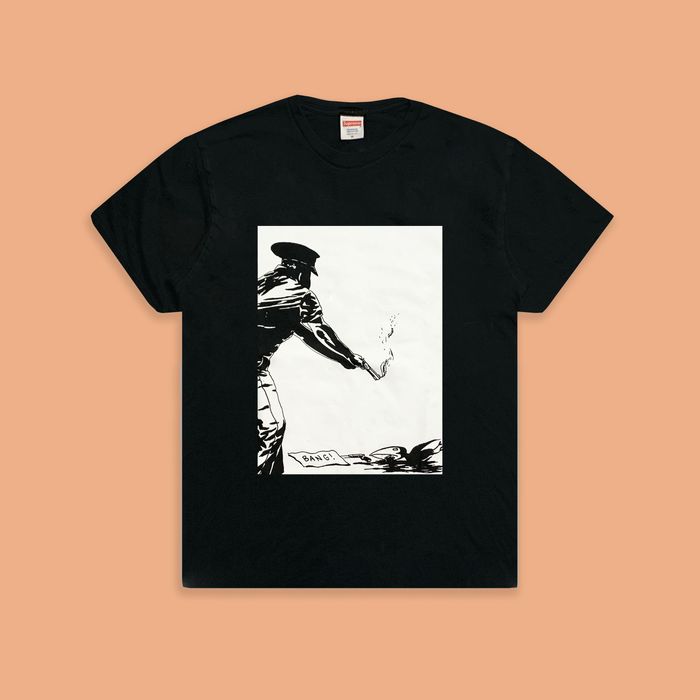 Supreme Raymond Pettibon Bang Tee | Grailed