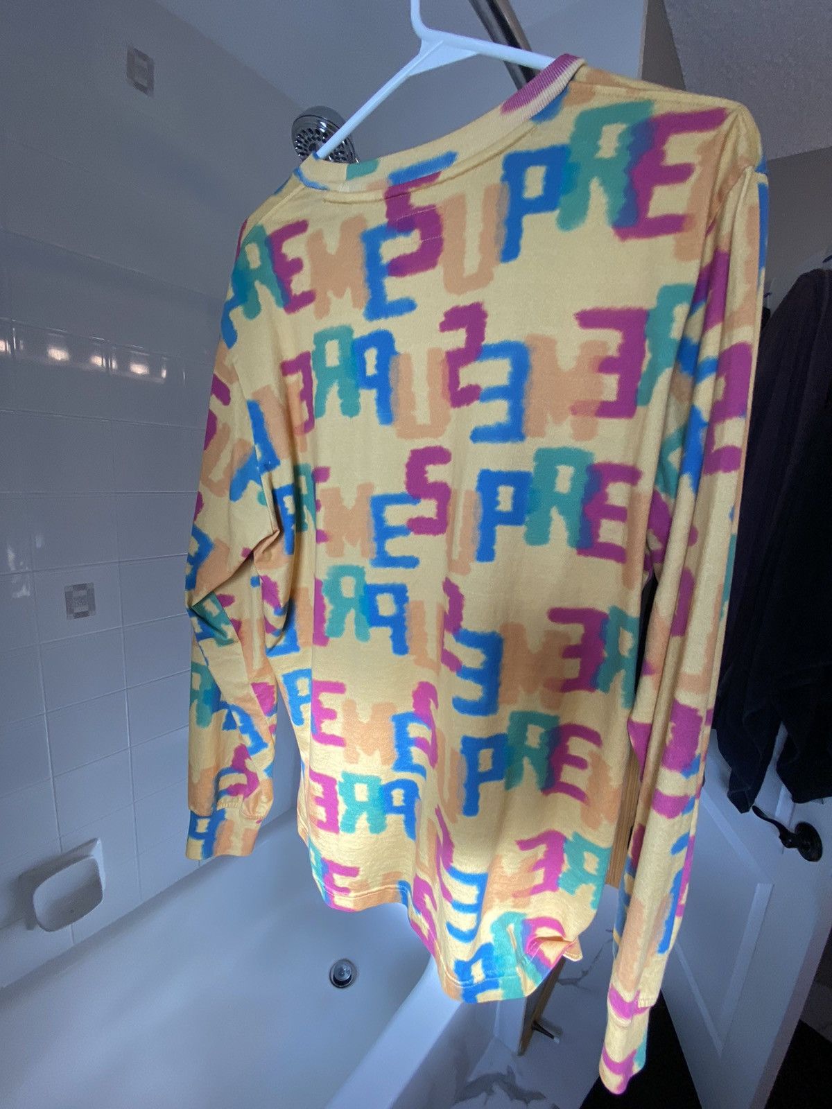 Supreme Supreme Letters LS Top Yellow | Grailed