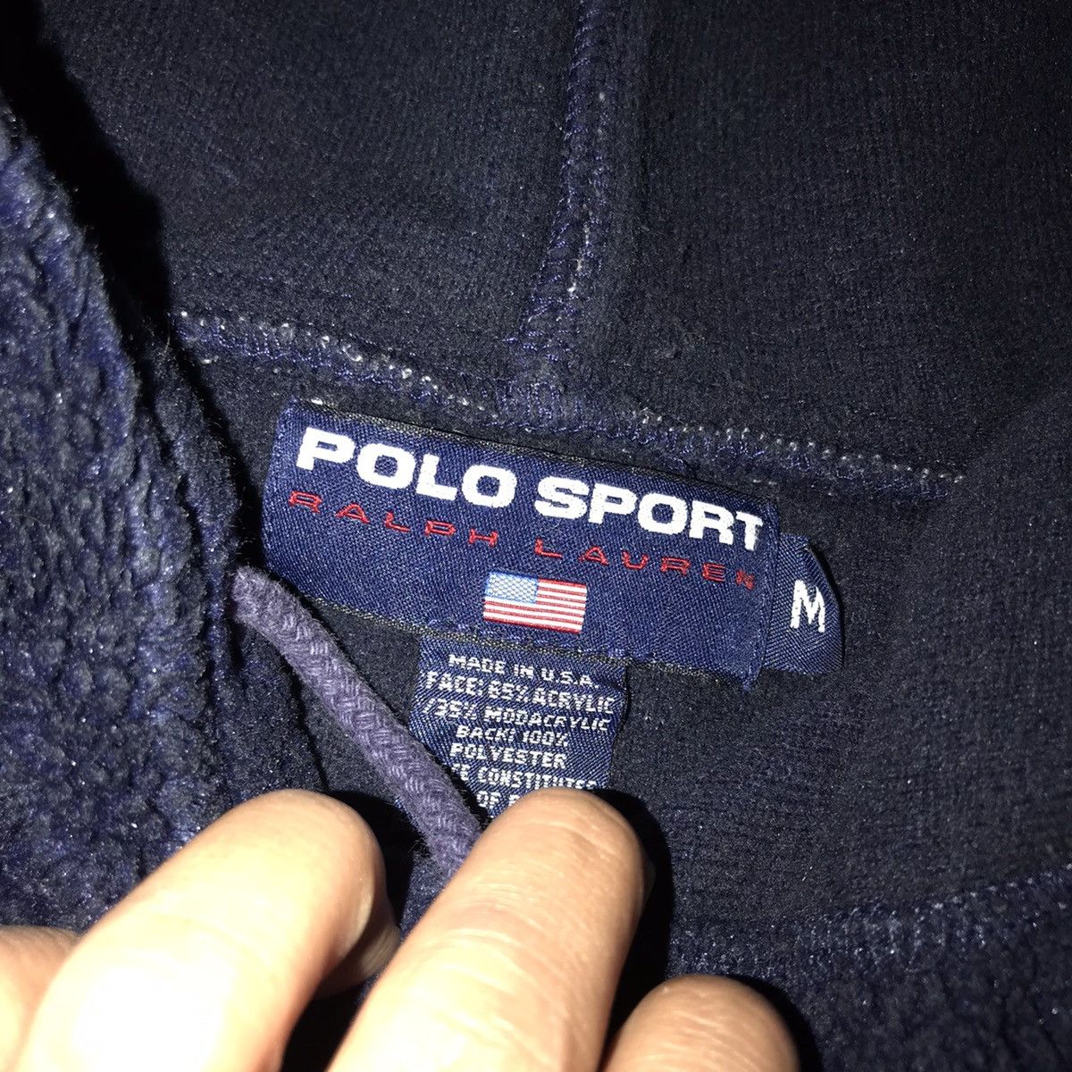 Polo Ralph Lauren × RRL Ralph Lauren × Ralph Lauren Polo Sport Fleece USA Made 🇺🇸 Size US M / EU 48-50 / 2 - 3 Thumbnail